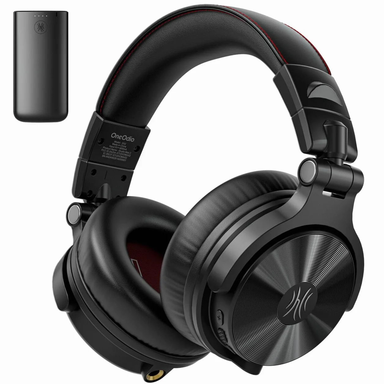 OneOdio Studio Max 2 Auriculares DJ Inalámbricos - 9ms Baja Latencia, Audio Hi-Res con LDAC, 120H Autonomía, 4 Modos de Conexión Transmisor/Bluetooth/3,5mm/6,35mm para Estudio/Mezcla/Teclado/Grabación