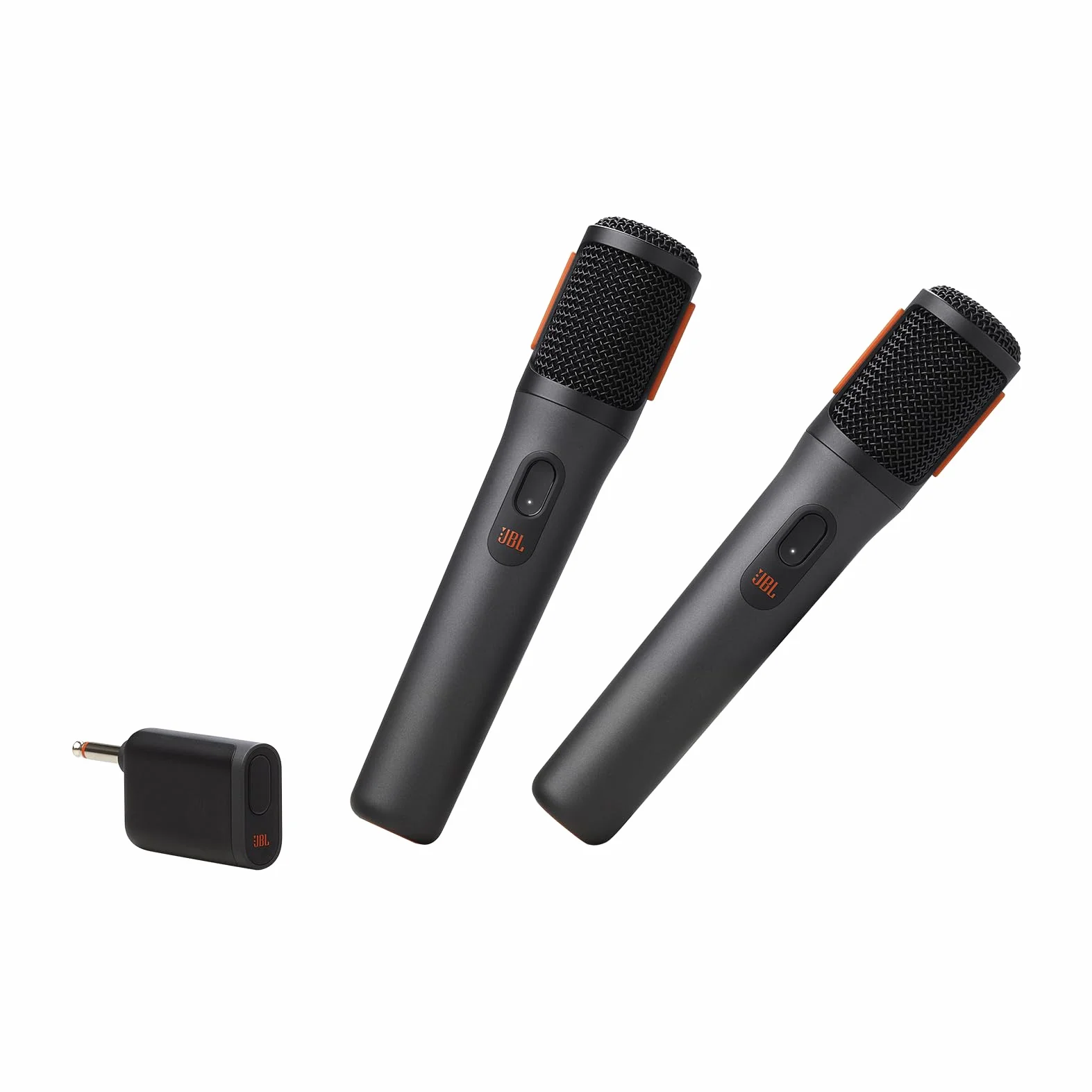 JBL PartyBox - Micrófono inalámbrico digital - 2 micrófonos, batería recargable (20 horas - 700 mAh), voz clara, sonido nítido, conexión estable de 2.4 GHz