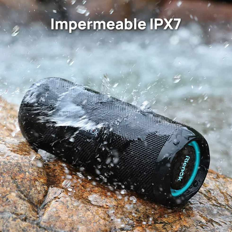Altavoz Bluetooth 5.3 30W Inalámbrico Portátil Impermeable IPX7 Estéreo