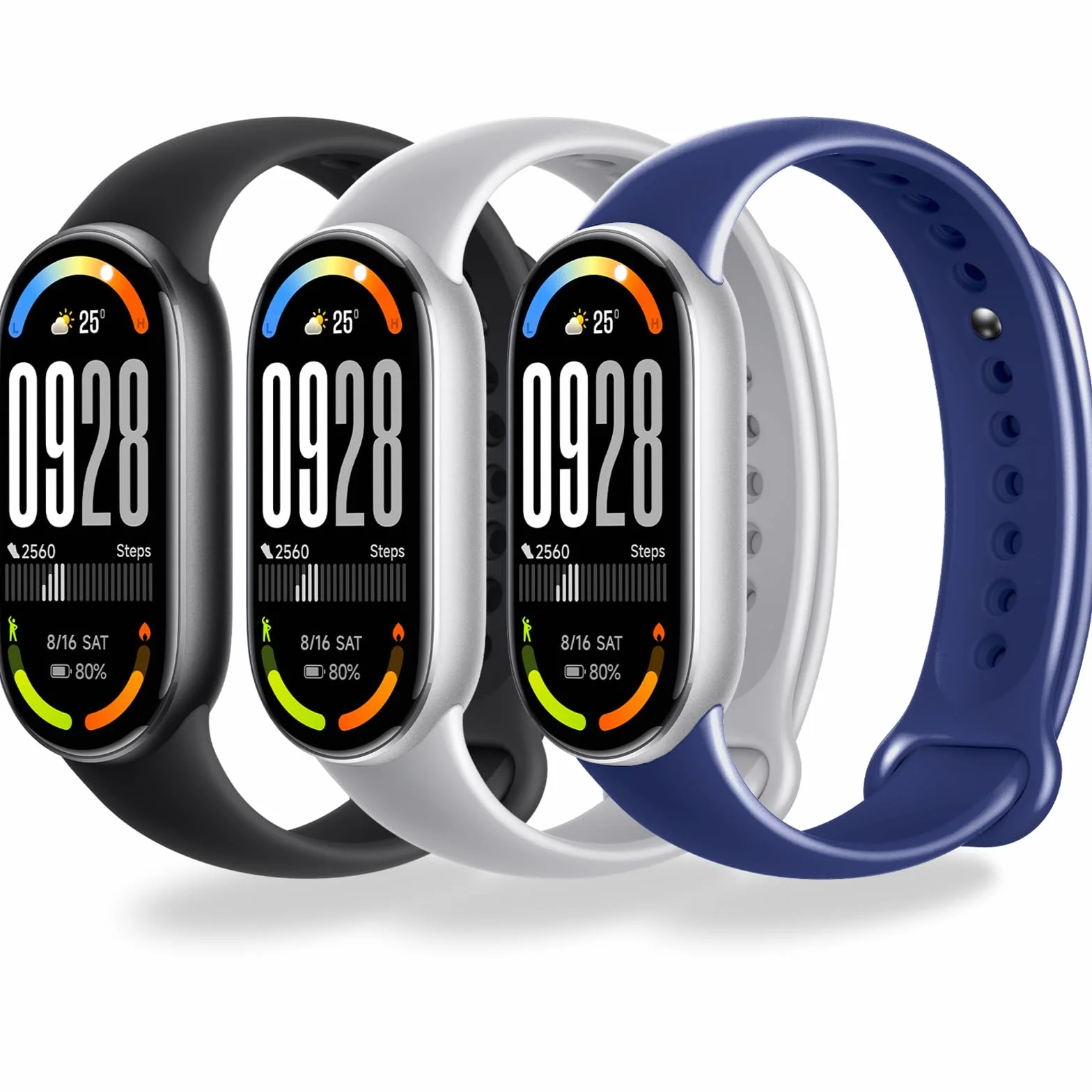 Correas Compatibles con Xiaomi Smart Band 10/9/8, 3-10 Piezas, Pulseras Deportivas, Herrajes Metálicos