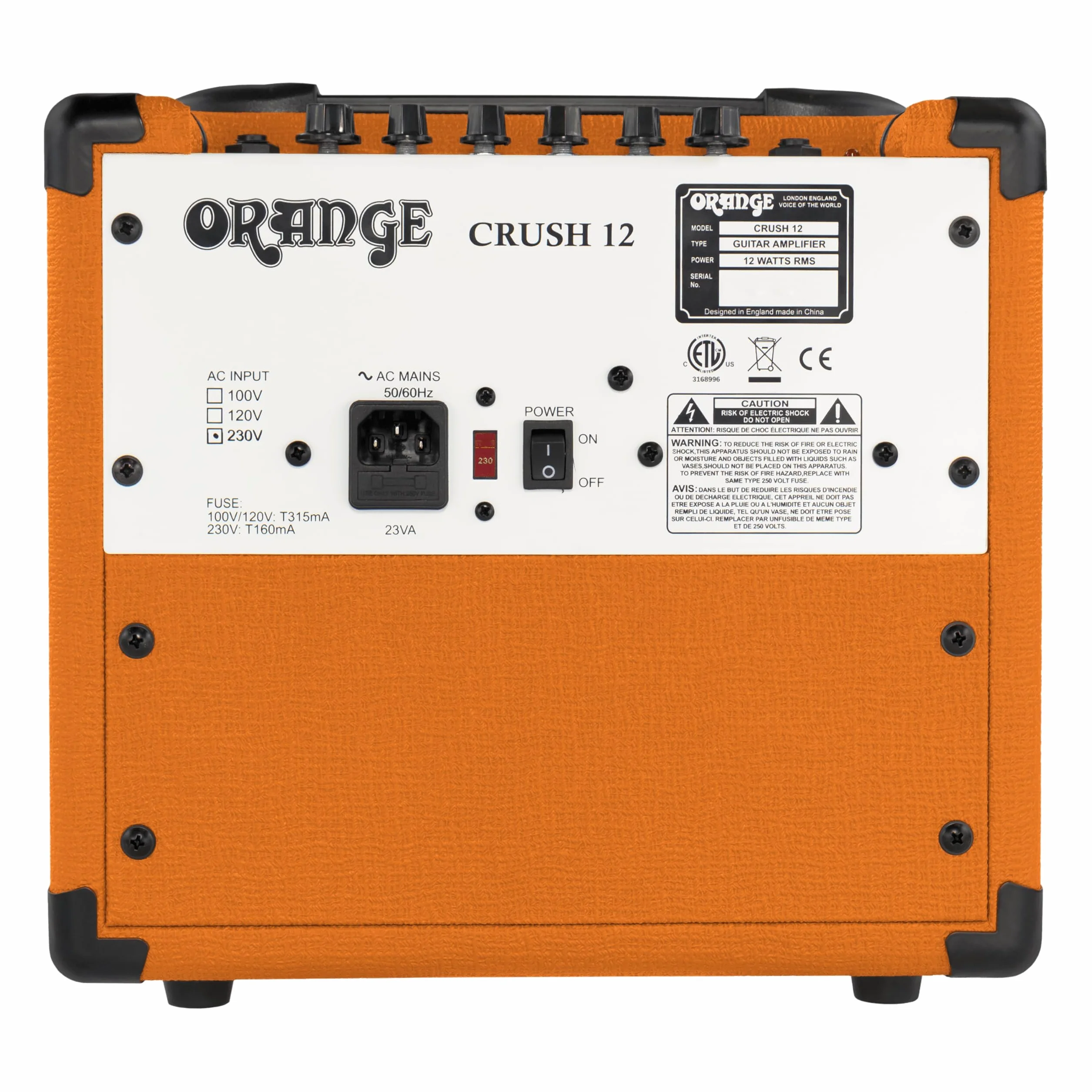Orange Amplifiers Crush PiX Series CR12L 12W 1x6 Guitar Combo Amp Orange (japan import)