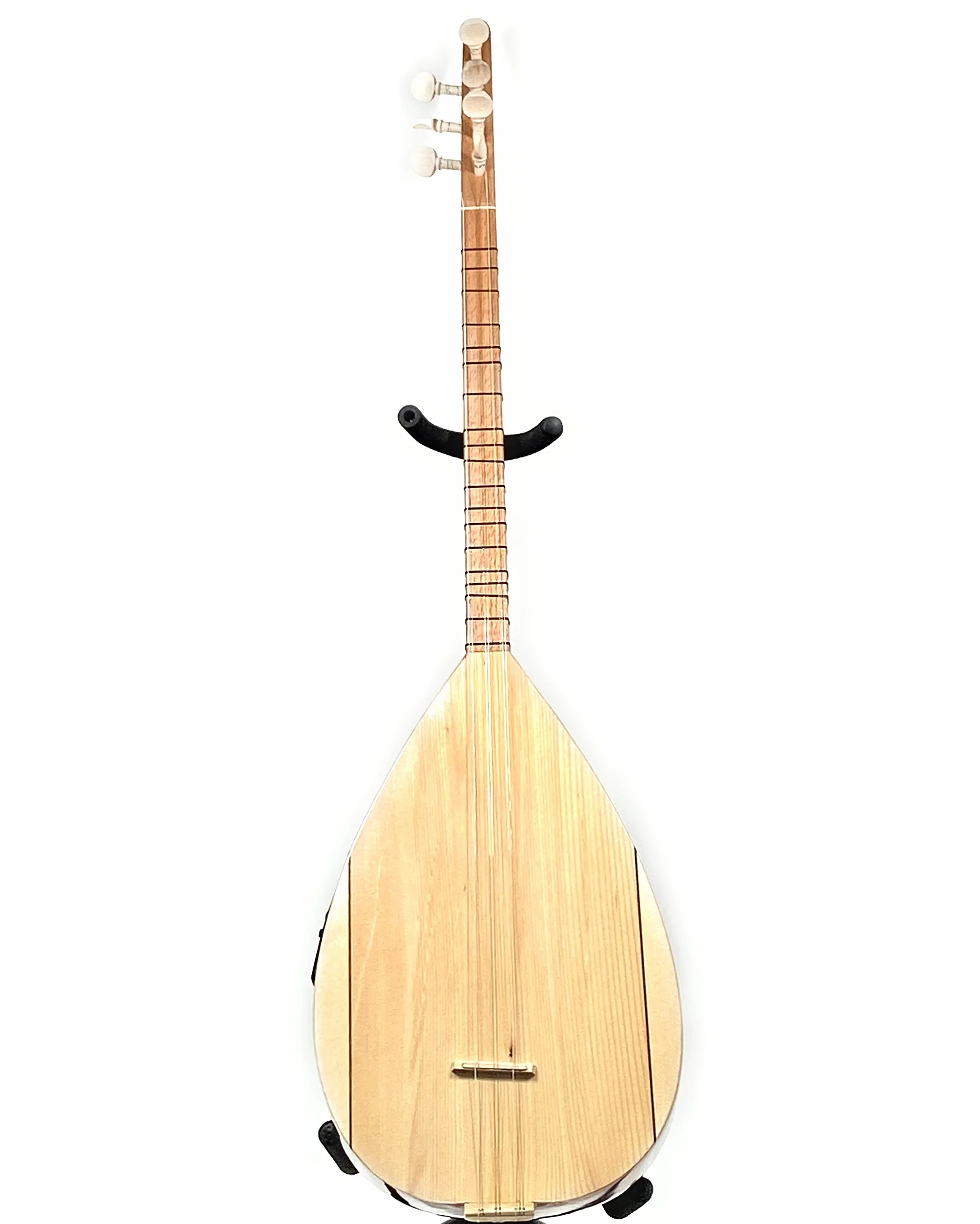 Melody Saz Baglama con funda y pastilla - 7 cuerdas - laúd - 115 x 20 x 18 cm - marrón - acero aleado - caoba - 3 kg