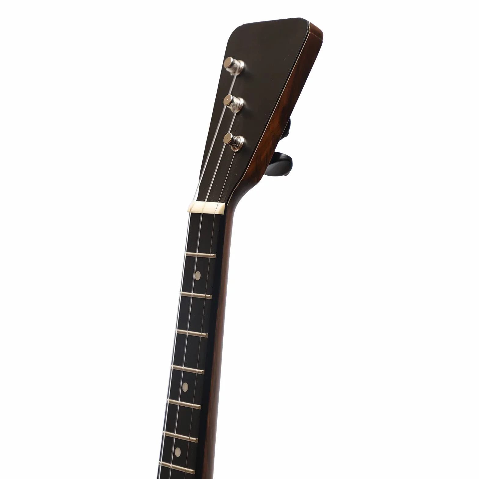Balalaika de lujo, 3 cuerdas de arce abigarrado y nuez
