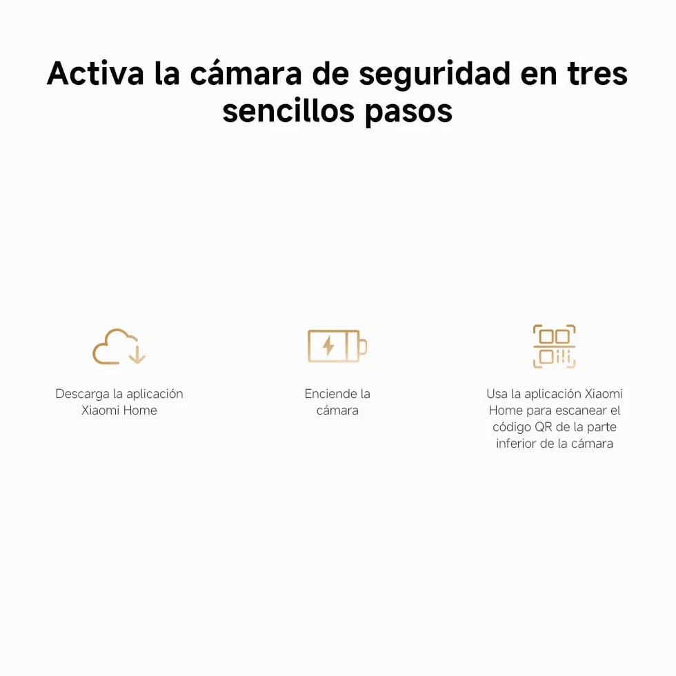 Xiaomi C301 Cámara Vigilancia WiFi Interior 2K 3MP 360° Panorama Detección Personas Audio Bidireccional