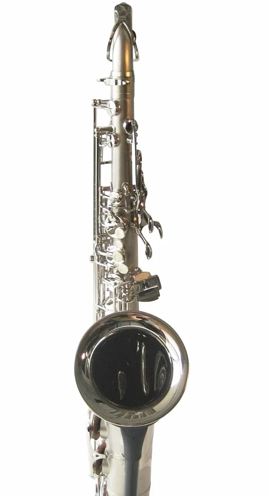 Symphony WESTERWALD - Saxofón tenor, saxofón tenor, níquel mate, incluye estuche rígido y accesorios