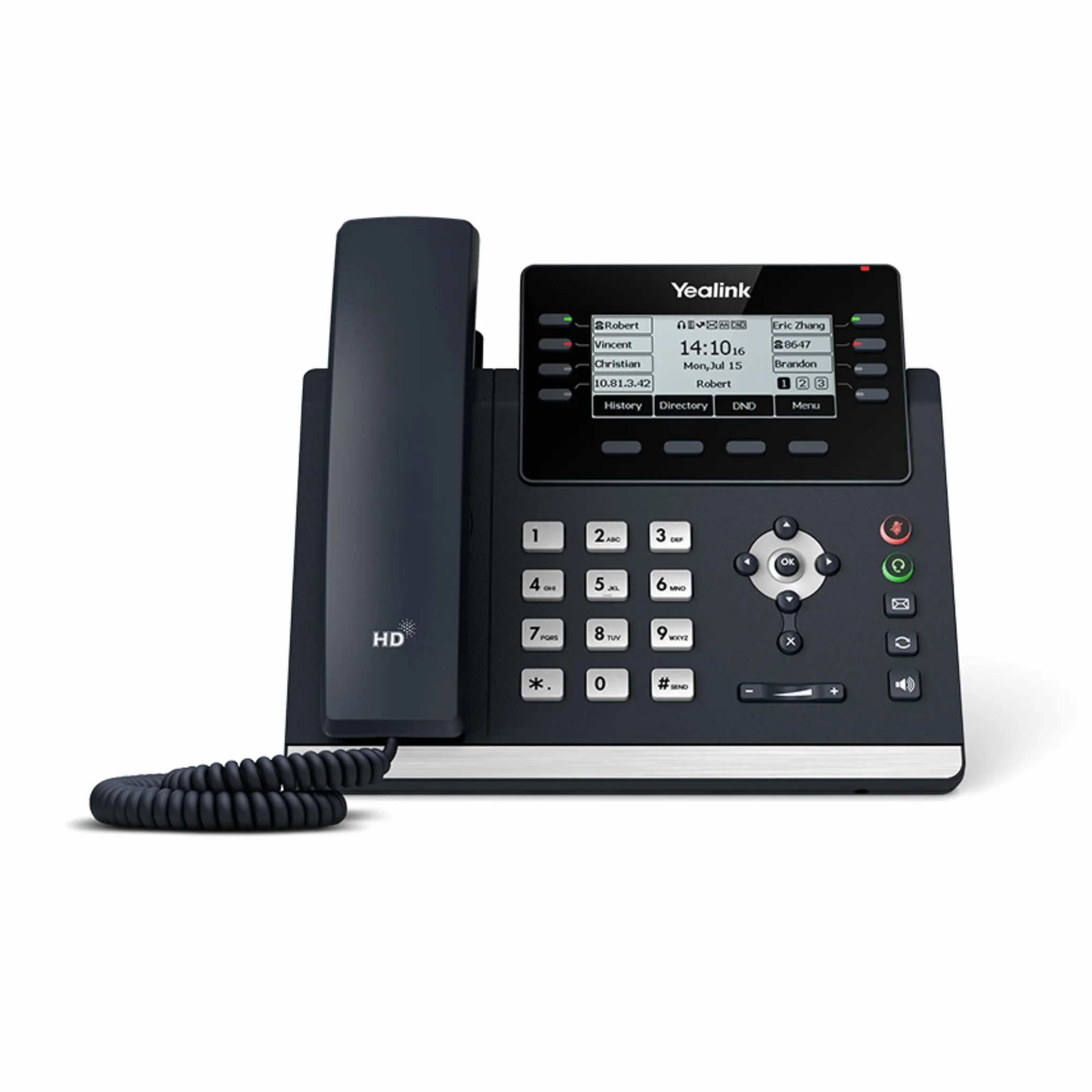 Yealink T43U Telefono SIP PoE 12 Cuentas