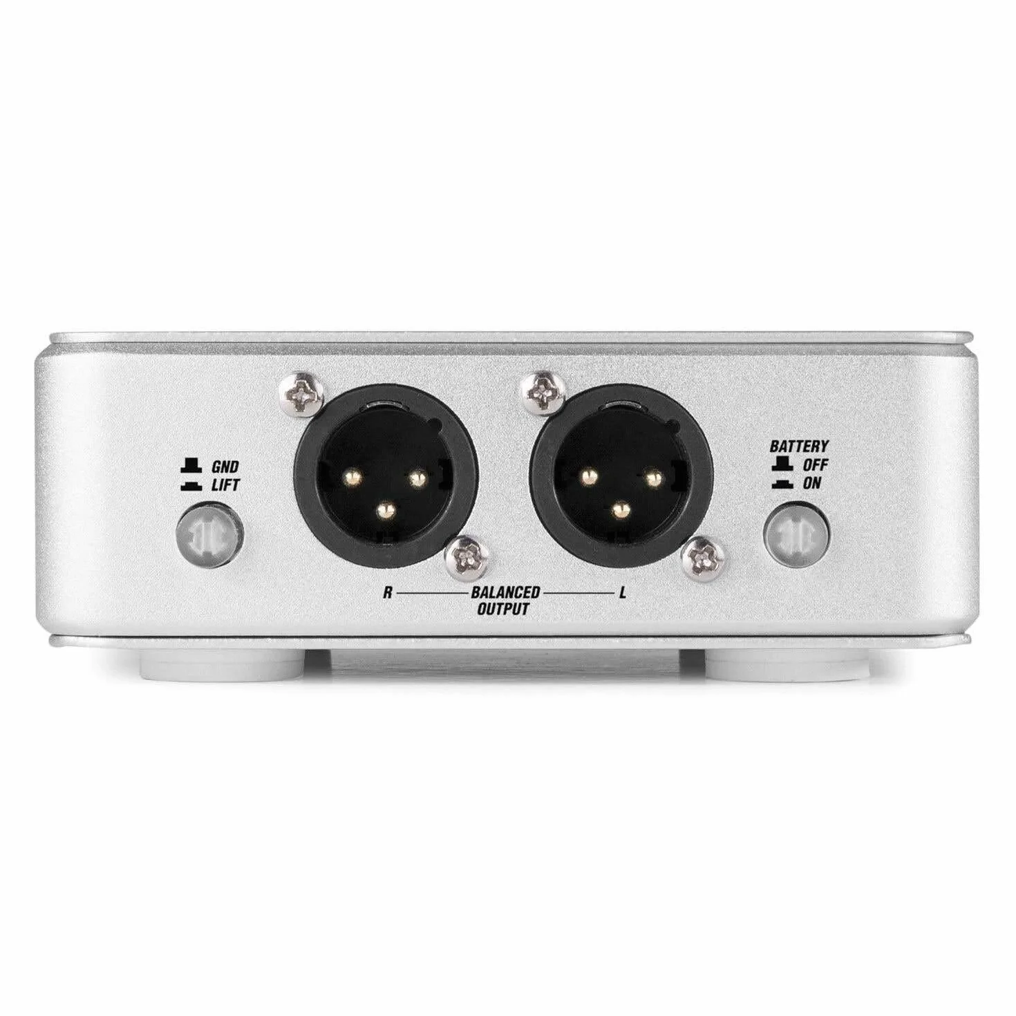 Power Dynamics PDX30 Caja DI Estéreo - Caja DI Profesional, Salida XLR balanceada, Entrada/Salida de Jack estéreo de 6,3 mm, alimentación conmutable: Pila de 9 V/alimentación Phantom de 48 V