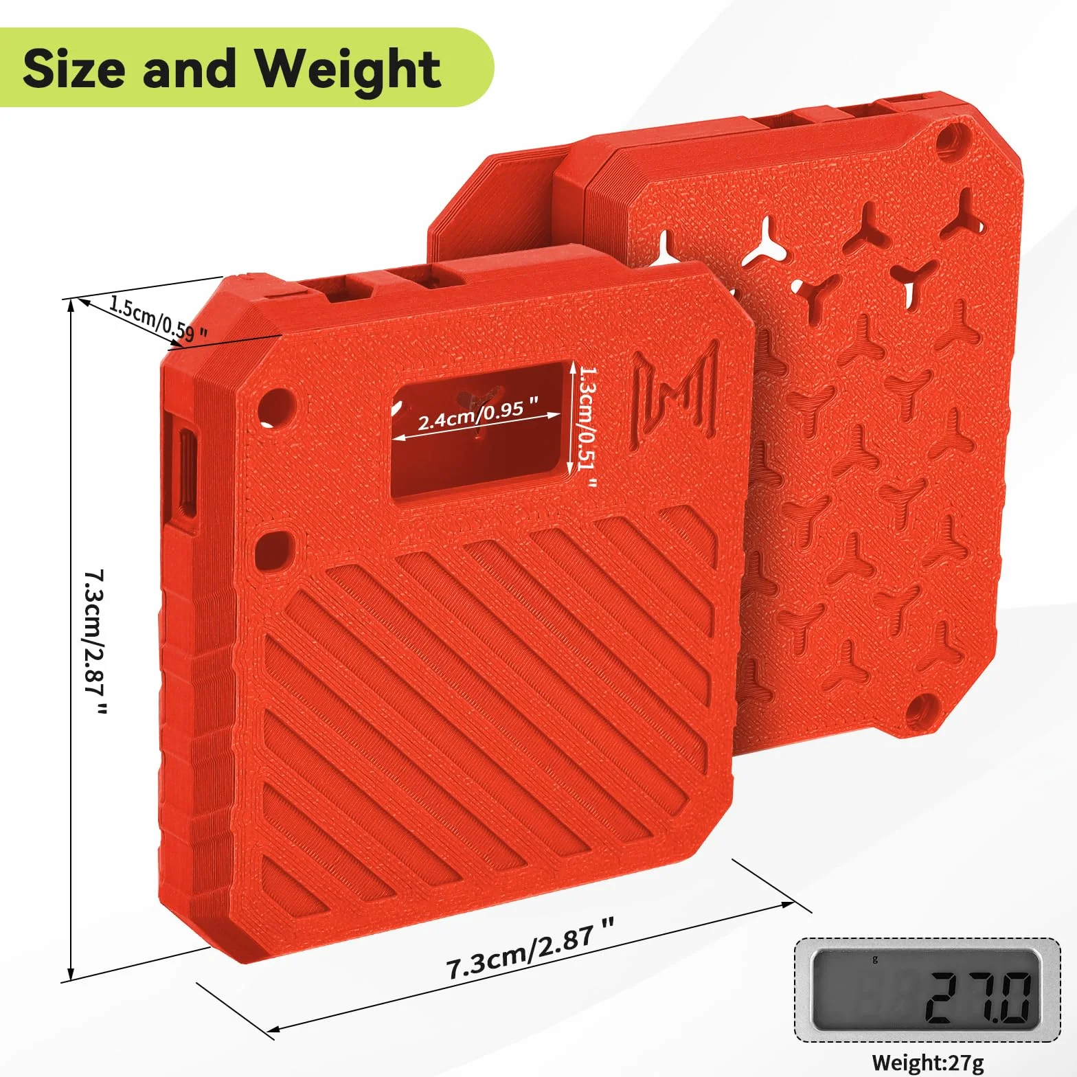 Carcasa Heltec V3 ESP32 LoRa placa de desarrollo con conector antena interfaz tipo C rojo