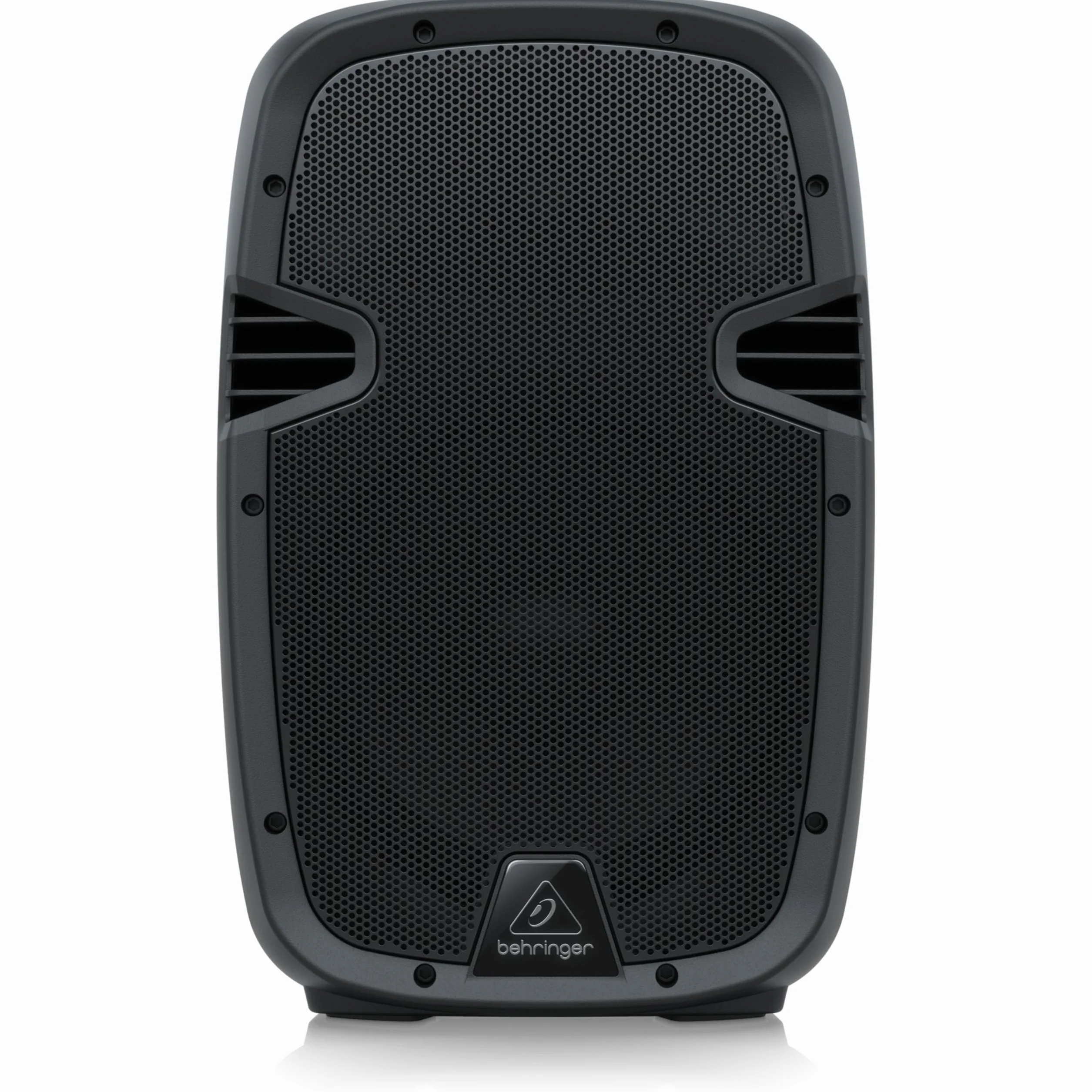 Behringer PK110A 10-Inch 2-Way Powered PA Speaker, 320W, Bluetooth Audio Streaming, USB/SD/MMC Media Player with Display, 2-Channel Mixer