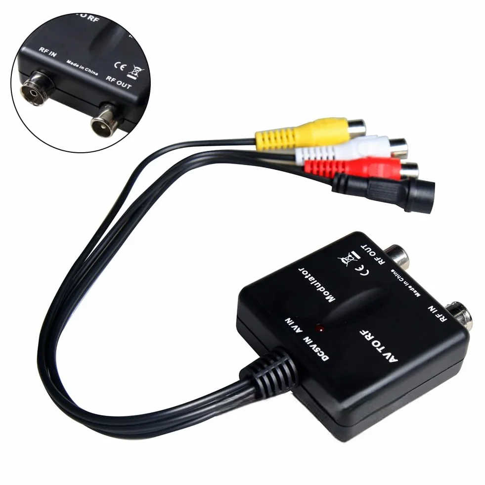 AV al modulador M03 del RF para la frecuencia de funcionamiento del VHF con la conexión coaxial fácil
