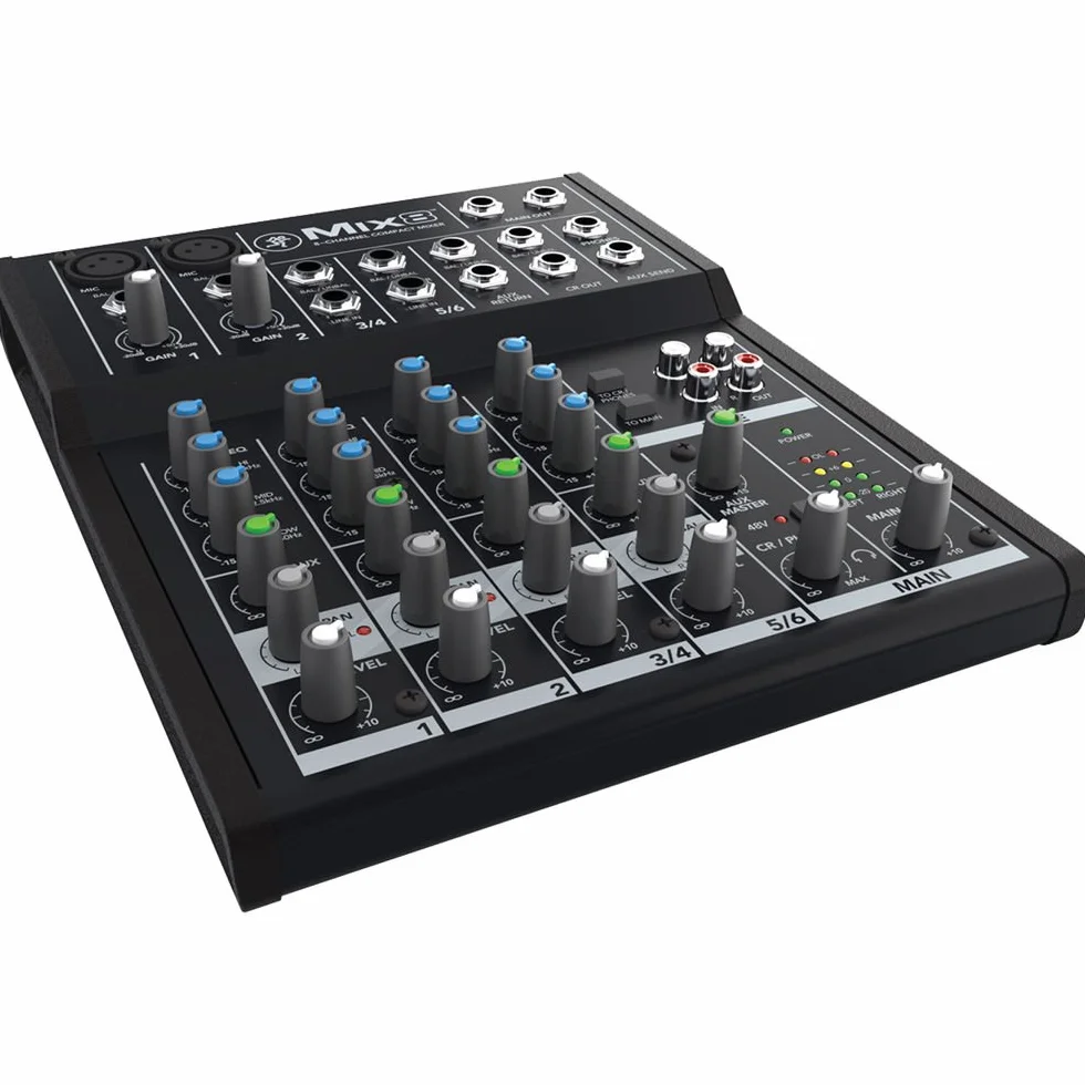 MACKIE Mix8 mezclador analógico compacto de 8 canales con ecualizador de 3 bandas