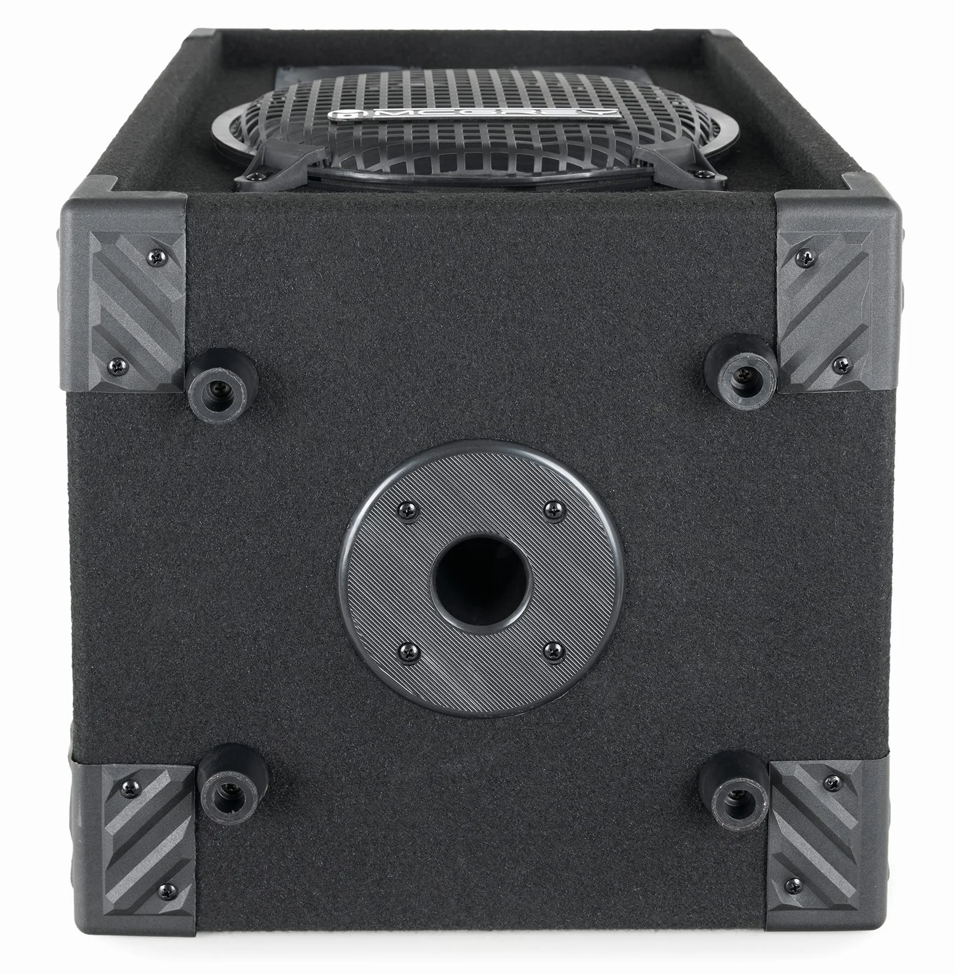 McGrey PA Set Completo Equipo DJ PowerDJ-1200 (Sistema con Cajas de Fiesta, Altavoces, 2 x 400 vatios, Amplificador Bluetooth, Amplificador, Cable de Altavoz)