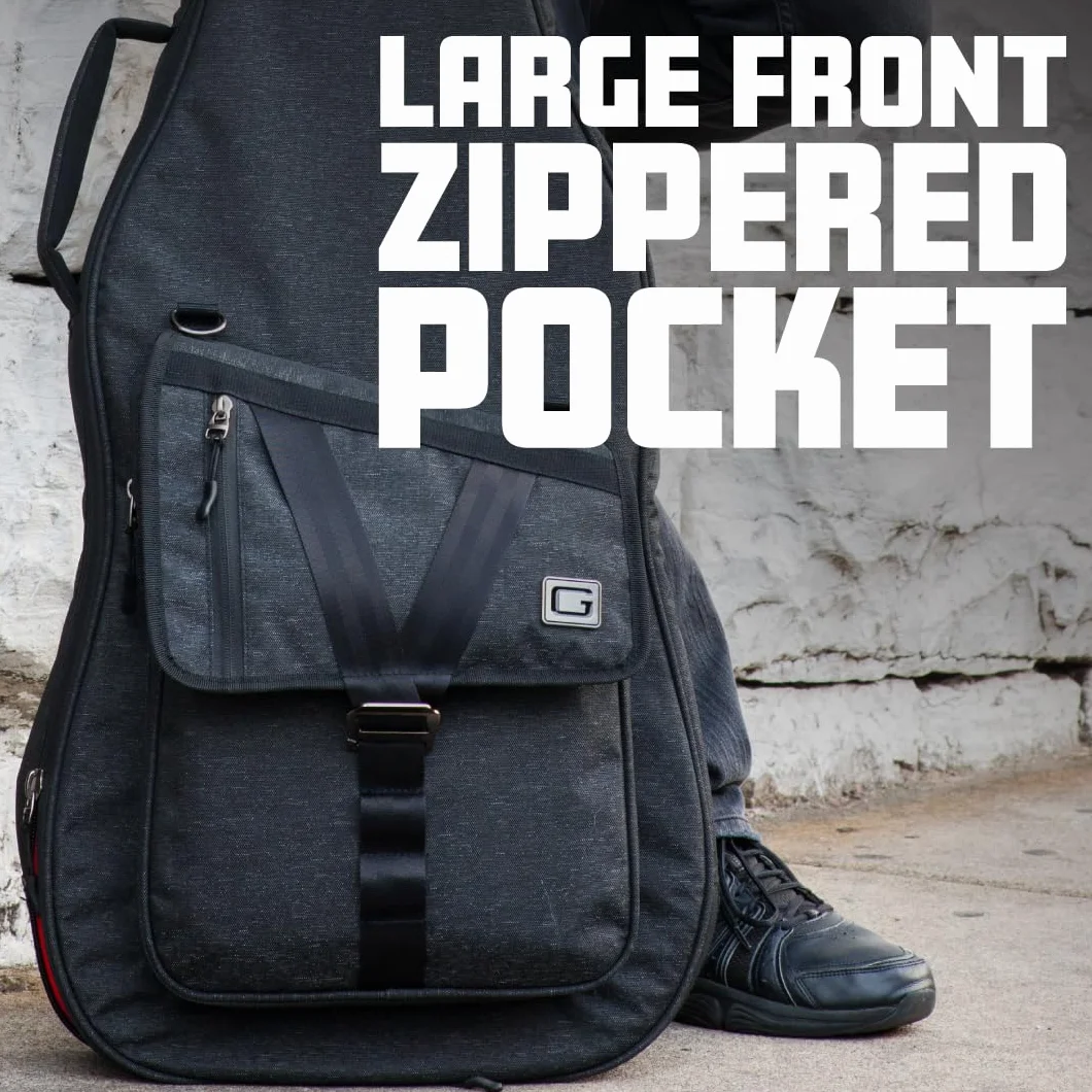Gator Cases Transit Series - Bolsa para Accesorios adicionales; Exterior Gris (GT-1407-GRY)