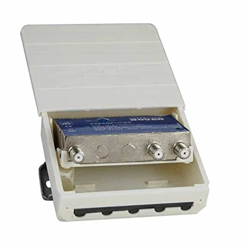 Amplificador de Mástil 1 Entrada UHF 2 Salidas 50dB con LTE 5G