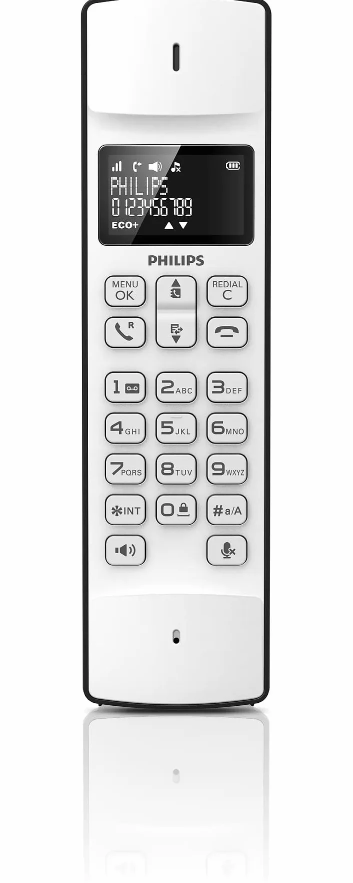 Philips M4501W/01 Telefono Inalambrico DECT 1 Auricular Pantalla 1.6" Agenda Identificador Llamadas Blanco