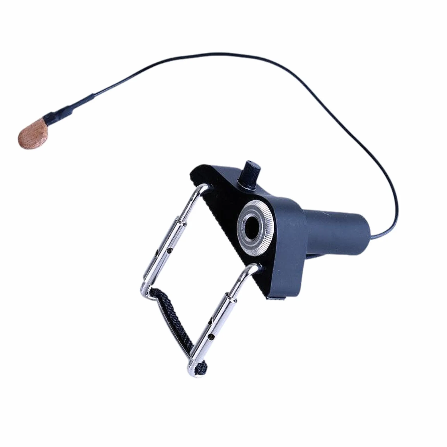 LOVIVER Micrófono de contacto Pastilla piezoeléctrica Pastilla de transductor piezoeléctrico, buen sonido, pastilla de violín profesional y portátil para