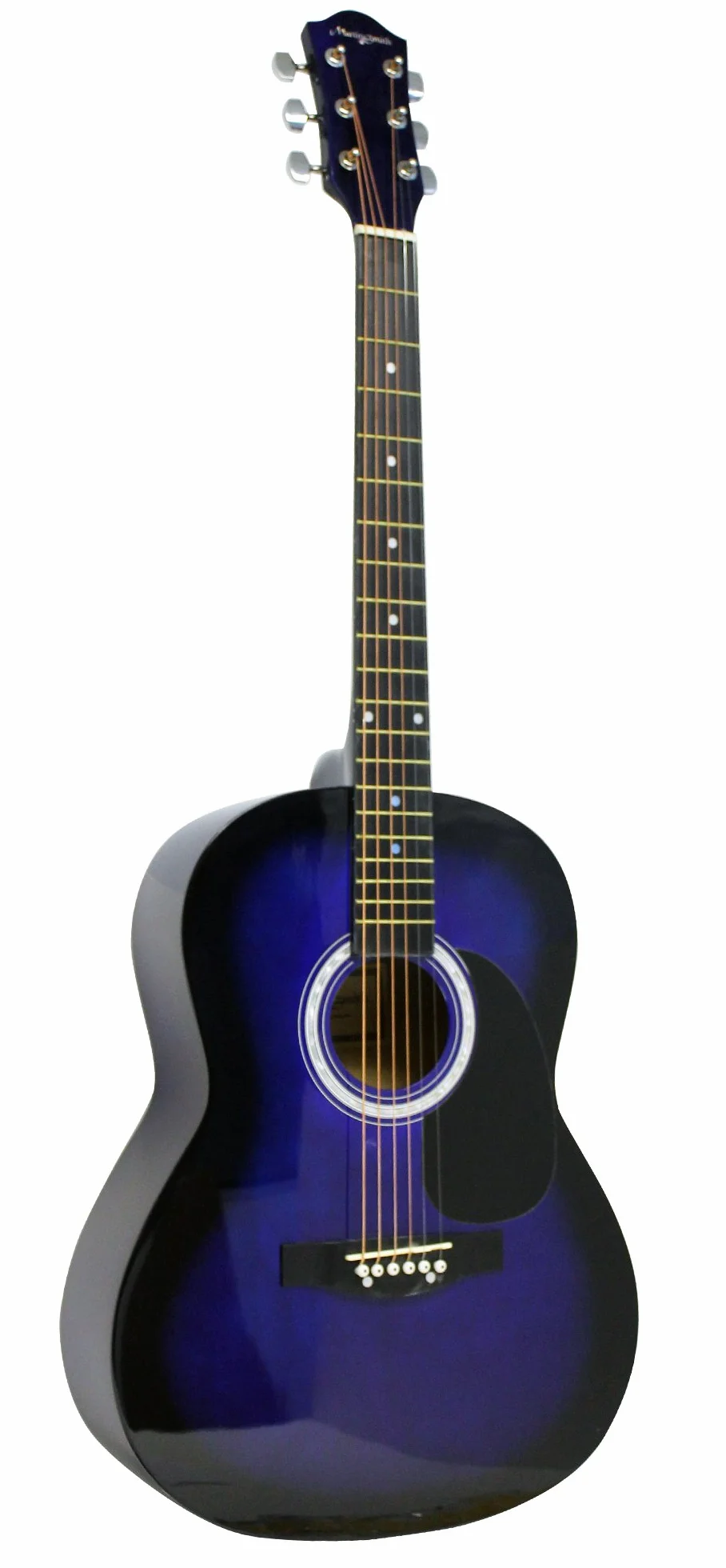 Martin Smith W-100-BL-PK - Paquete de guitarra acústica con cuerdas
