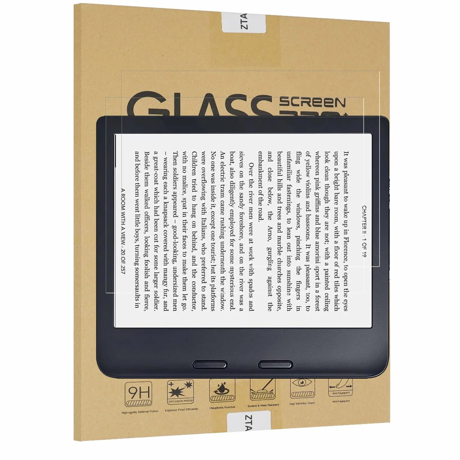 Vidrio templado KOBO Libra 2 protector de pantalla HD transparente