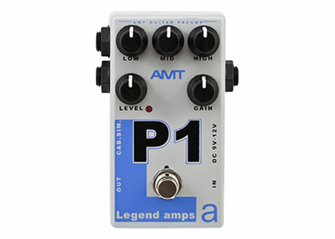AMT P1-1 - Preamplificador de guitarra JFET con cab.sim (Peavey 5150 Emulate)