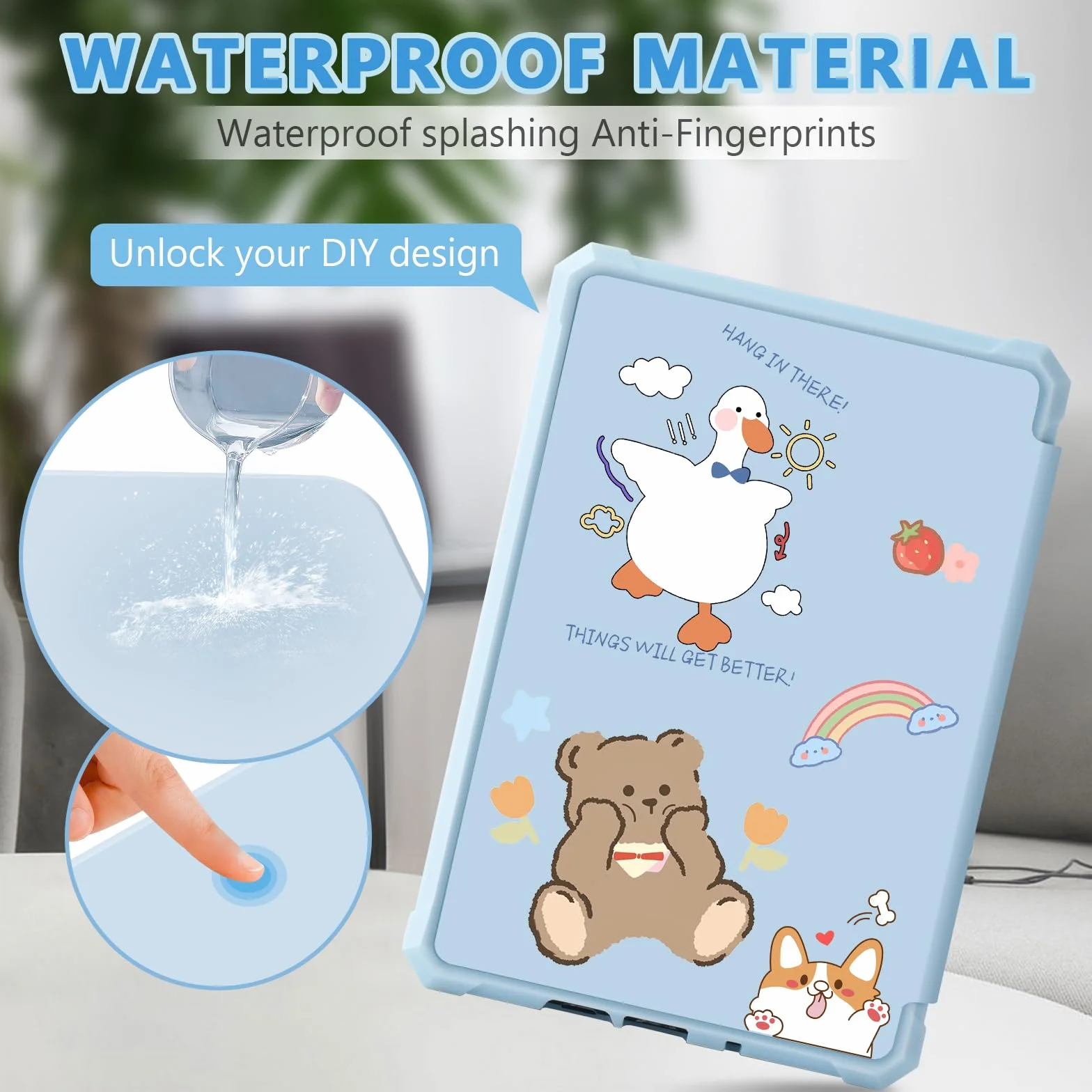 Funda para Kindle Paperwhite 6" 2024 2022 11ª Generación 2021 2022 Light Blue