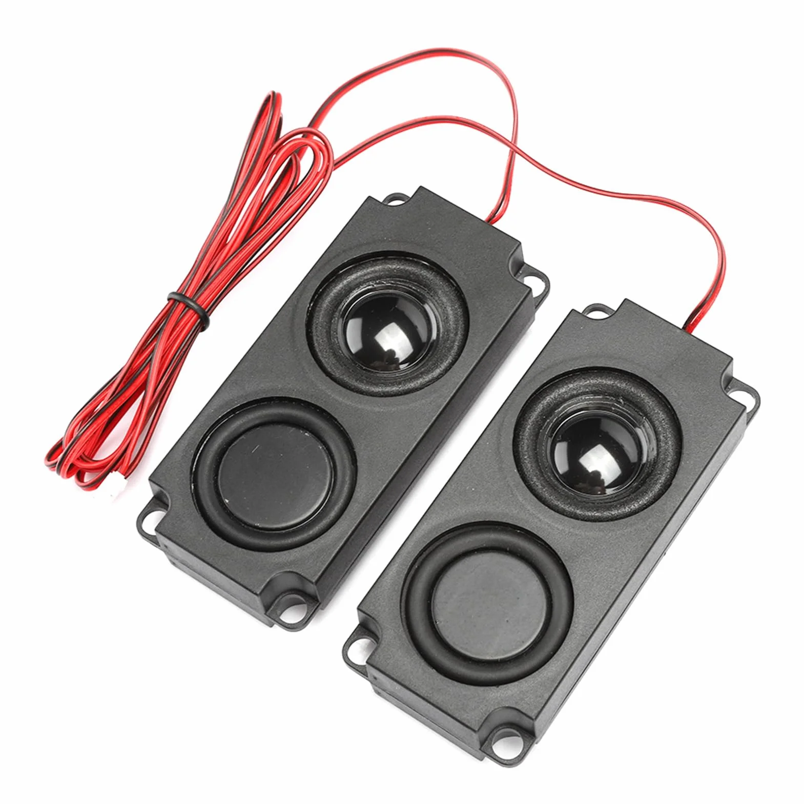Naroote Mini Subwoofer, Mini Altavoz 8Ω 5W Portátil de Graves Pesados ​​cavidad de 40 Mm Altavoz Dual Magnético para Monitor de TV