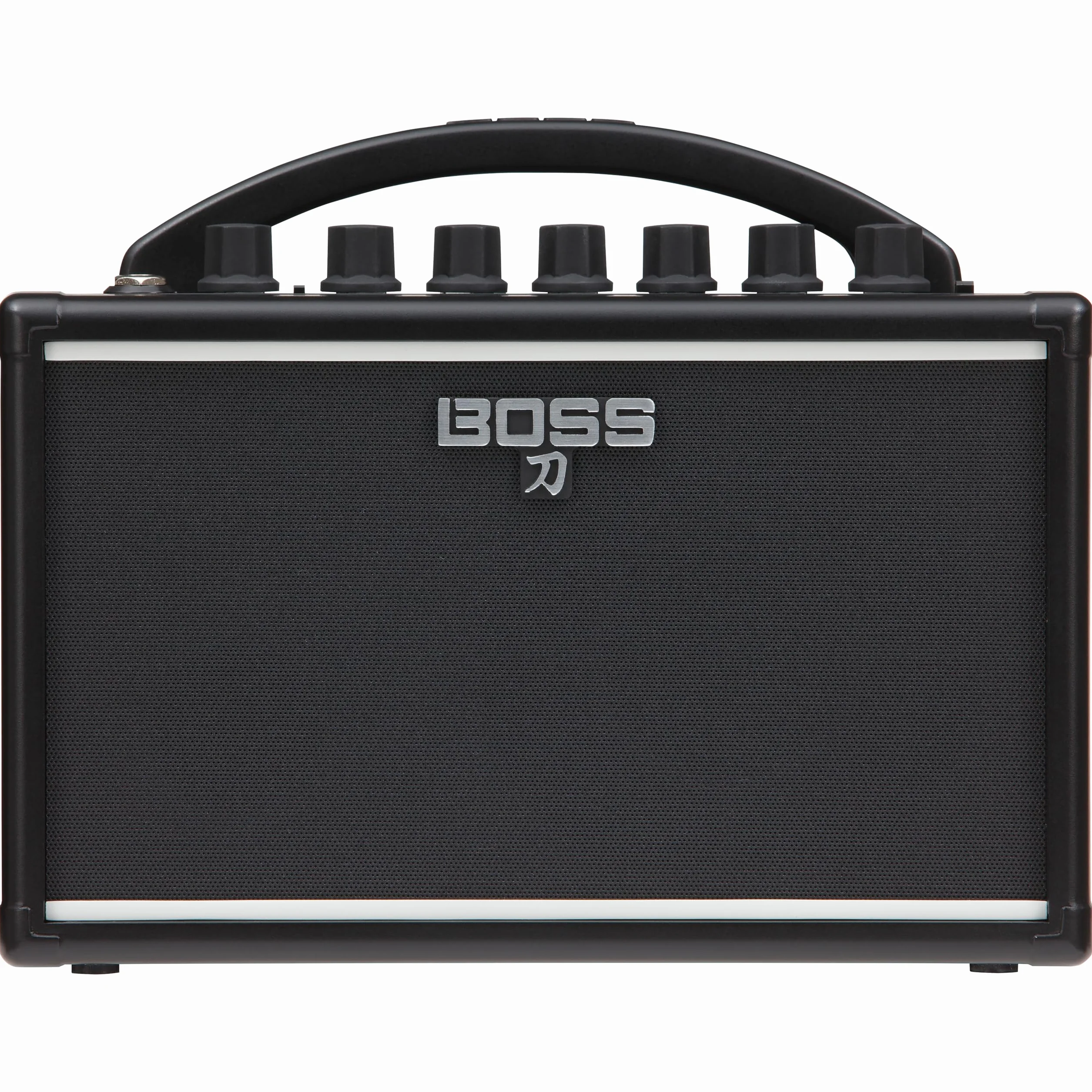 BOSS KTN-Mini Katana Draagbare Gitaarversterker, EEN compacte, overal MEE naartoe te nemen versterker Die werkt op batterijen - rijke en volle Sound