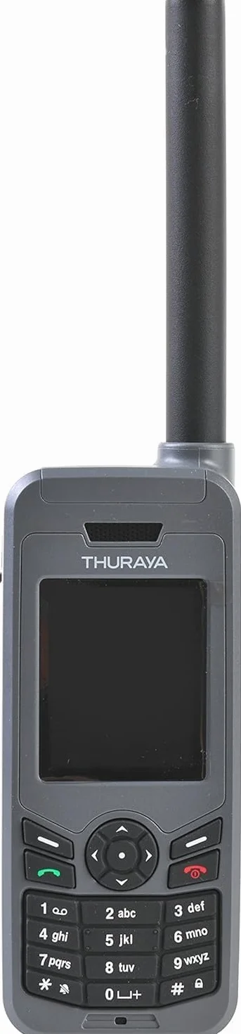 Teléfono satelital Thuraya XT-Lite + SIM Prepagada Nova con 30 Unidades | Validez de 365 días | Cobertura de Voz y SMS para comunicaciones remotas y de Emergencia
