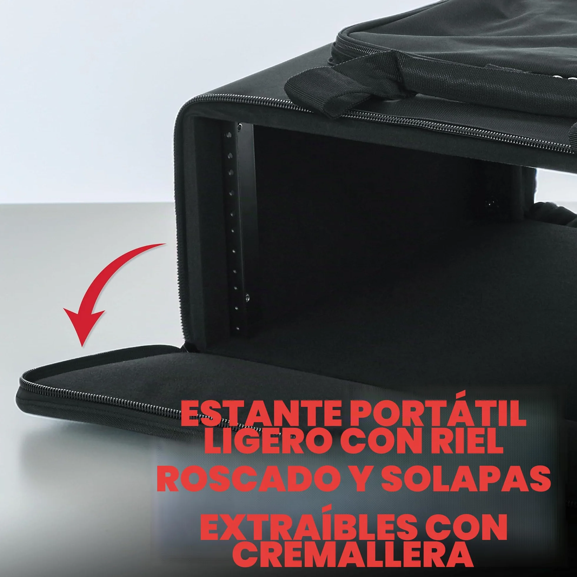 Gator Cases Bolsa Portátil para Rack 4U con Profundidad de Rack de 14"; (GRB-4U)