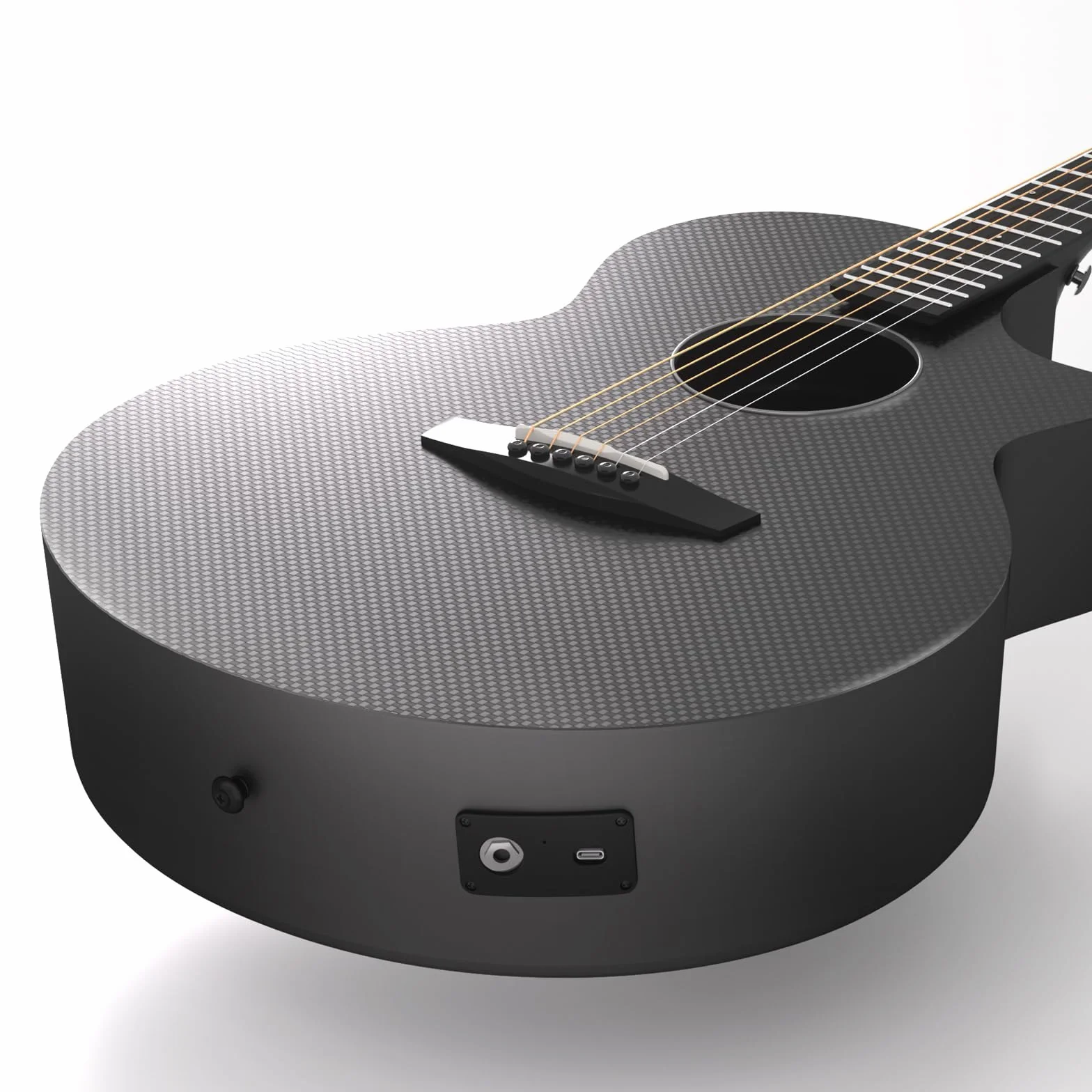 Enya X3 PRO Guitarra Set - 4/4 Guitarra Electroacústicas de Fibra de Carbono para Niño Adulto Principiante Tocando y Cantando Electric Acoustic Guitar Viernes Negro Lunes Cibernético Navidad Regalo