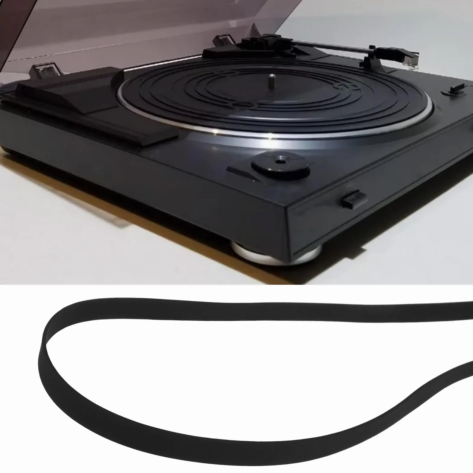 Correa Plana de Plato de Tocadiscos de Goma 589 x 5.16 x 0.6 mm Compatible Sony PS-LX300H LX-300