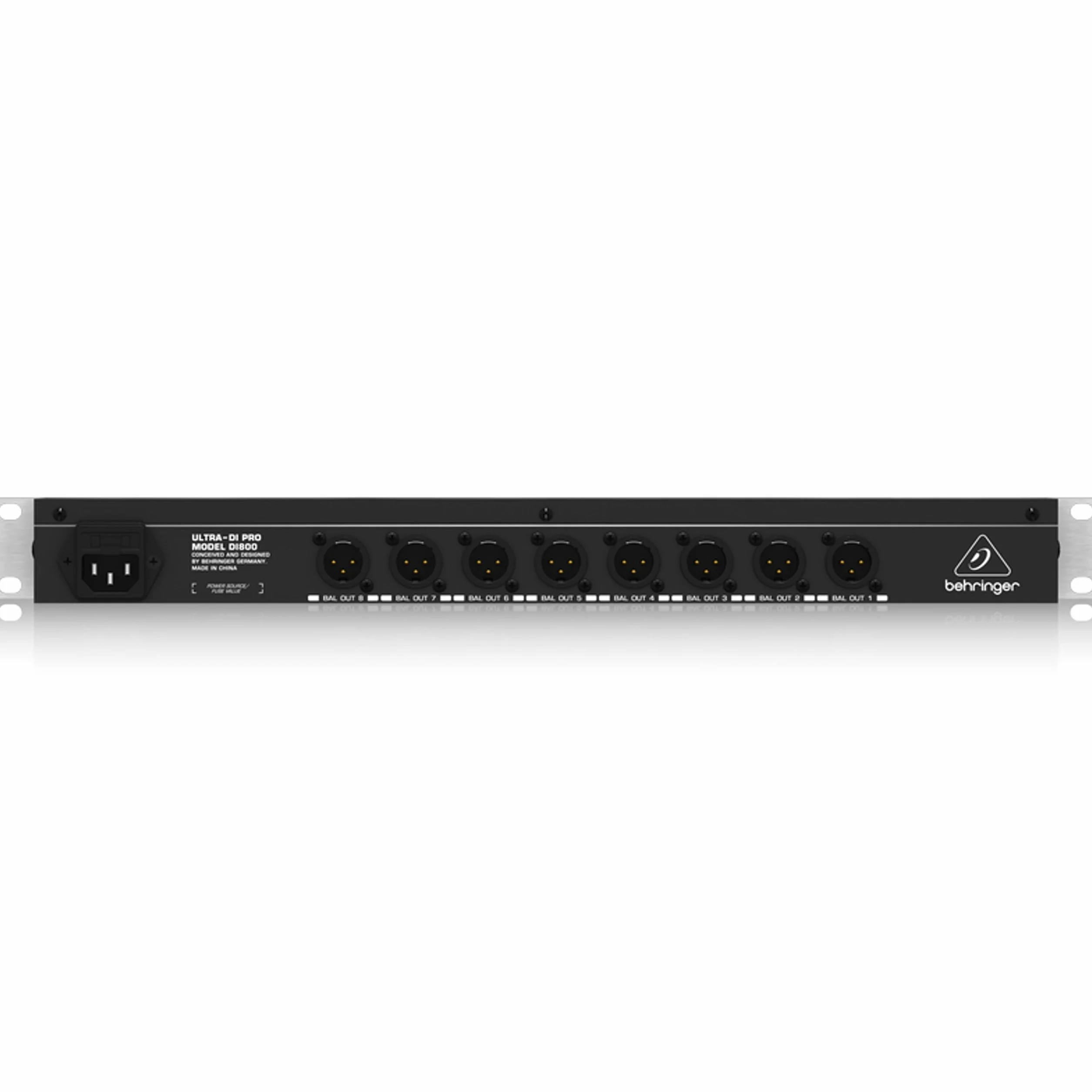 Behringer ULTRA-DI PRO DI800 Caja DI de 8 canales con alimentación principal/fantasma profesional