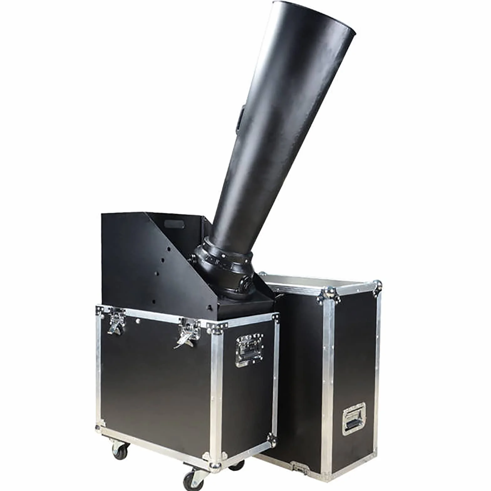 SONLED Máquina de cañón de Confeti Co2, Control Manual con Caja de Vuelo, cañón de Confeti de Boda para Discoteca, Fiesta en Escenario