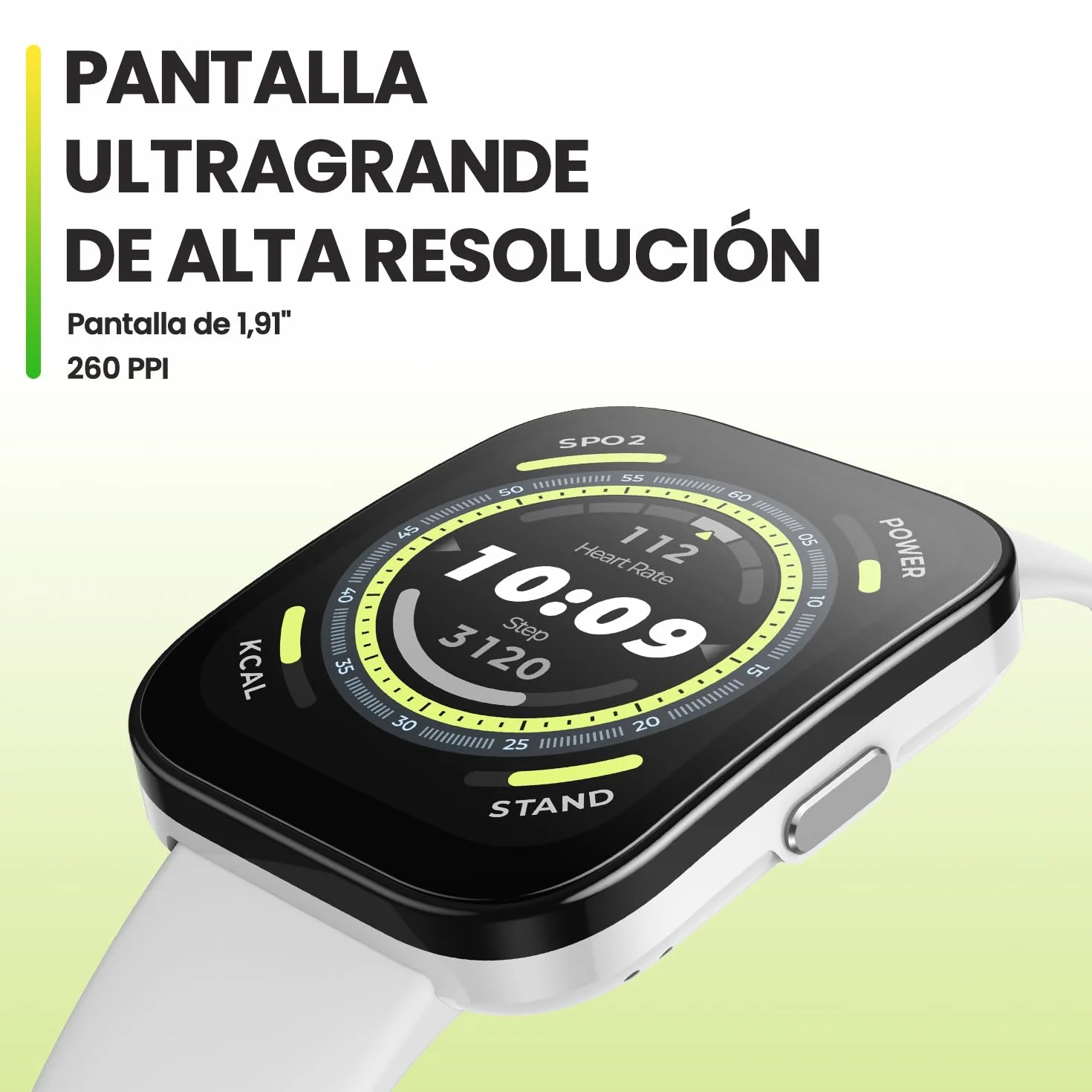 Amazfit Bip 5 Reloj Inteligente 46 mm, Pantalla Grande de 1,91", Llamadas Bluetooth, Alexa integrada, GPS, batería de hasta 10 días, Smartwatch para Hombre y Mujer