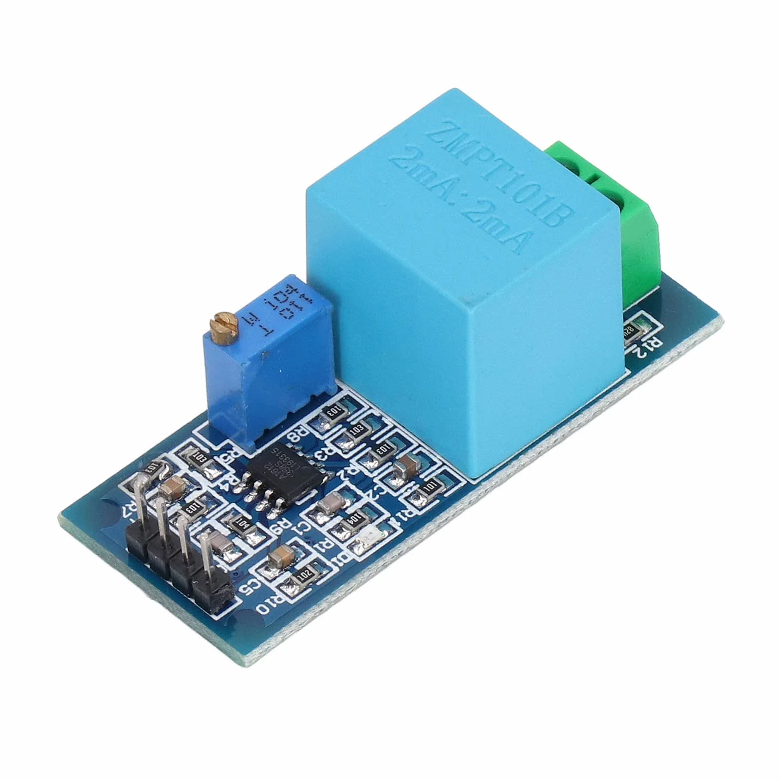 Módulo De Transformador De Voltaje Placa De Sensor De Voltaje De Salida De CA Monofásica Activa ZMPT101B