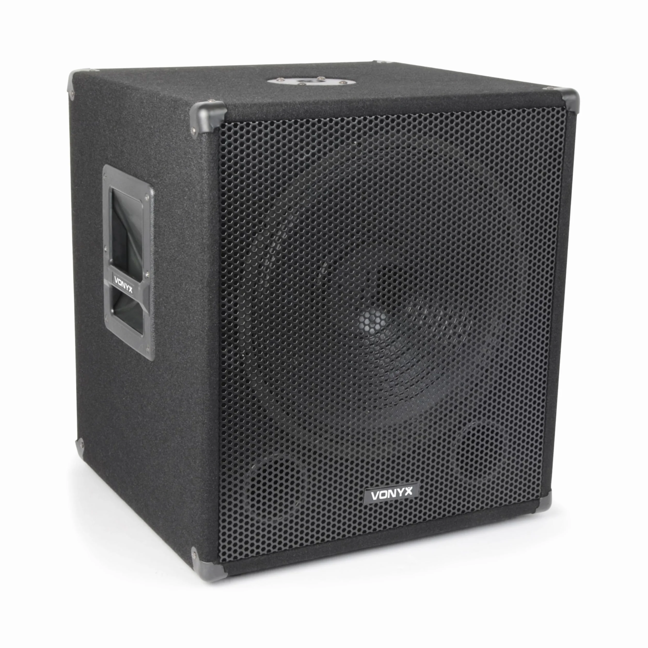 Vonyx Set de Altavoces PA, Cajas de música pasivas, Equipo DJ, 1700 W, 2 subwoofers, 2 Tapas, 2 Cables de Altavoz Bi-Amp, Sistema PA, para Fiestas, Conciertos y pequeños Festivales