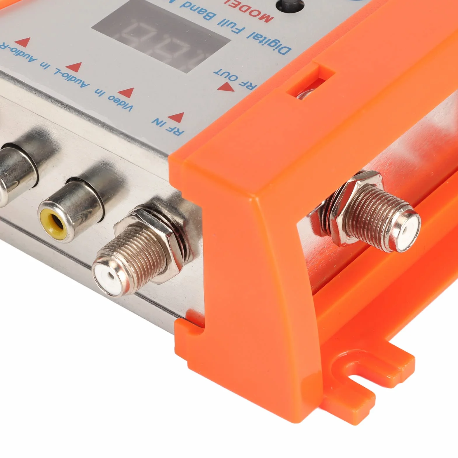 Modulador de RF Digital, M69CP Audio Video HDMI AV a Convertidor de RF Compatible con Formato PAL NTSC, Modulador de Enlace de TV VHF UHF para Decodificadores (Enchufe de la UE)