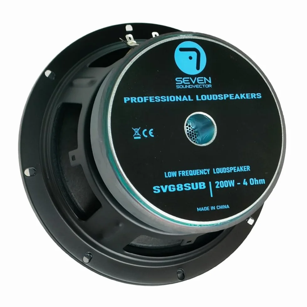 Seven Soundvector SVG8SUB/4 Subwoofer 8" 4 Ohm 400W Profesional