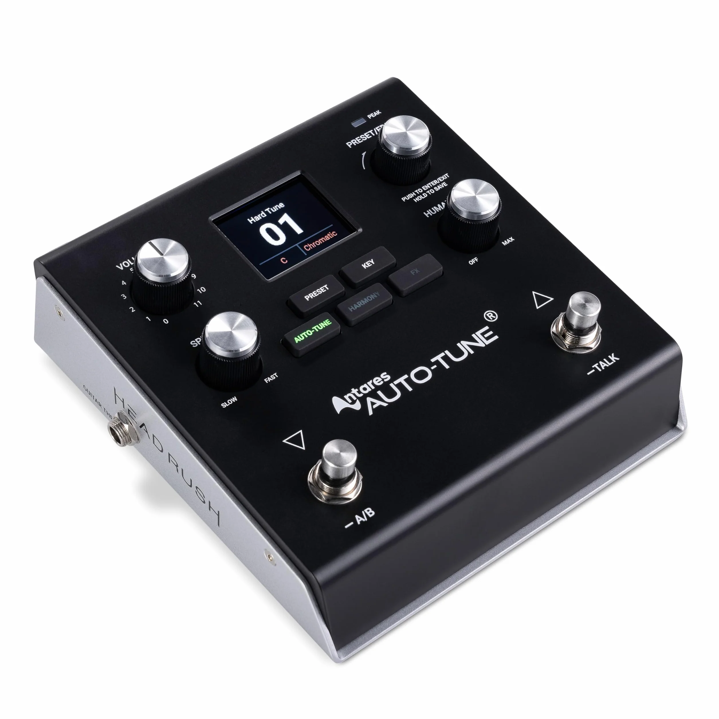HeadRush VX5 - Pedal de Efectos Vocales con Antares AutoTune para Armonía vocal con Corrección de Tono Instantánea y Entrada para Micrófono y Guitarra