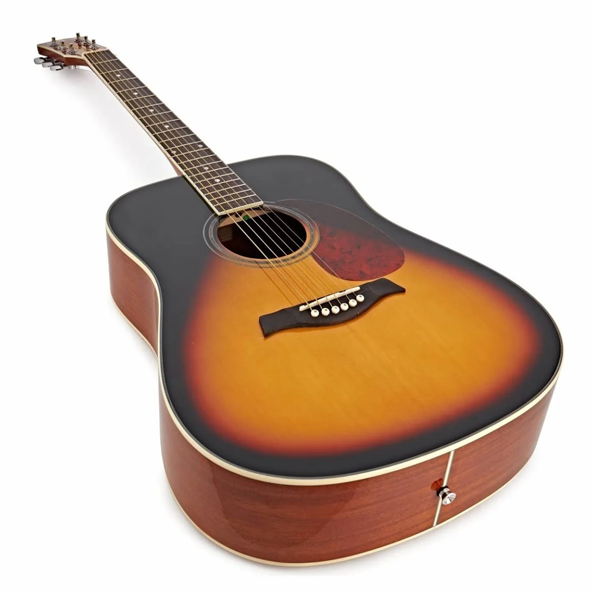 Gear4music Full Size Kit de guitarra acústica para principiantes - Caoba