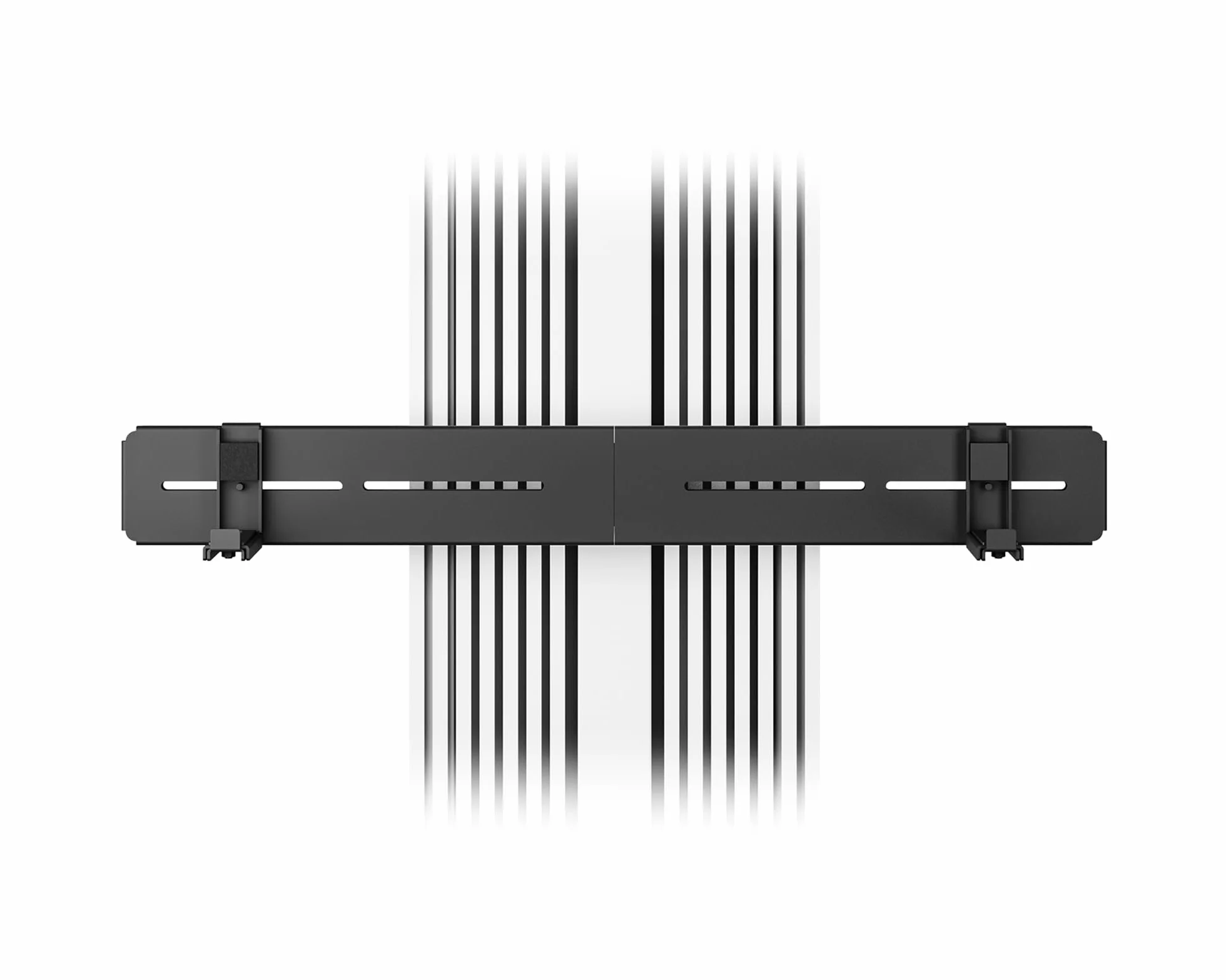 FITUEYES Soporte para Barra de Sonido para Soportes de TV de Las Series Zen y Cantor, Soporte Ajustable para Barra de Sonido de hasta 6,5 KG con Almohadillas Antideslizantes EV