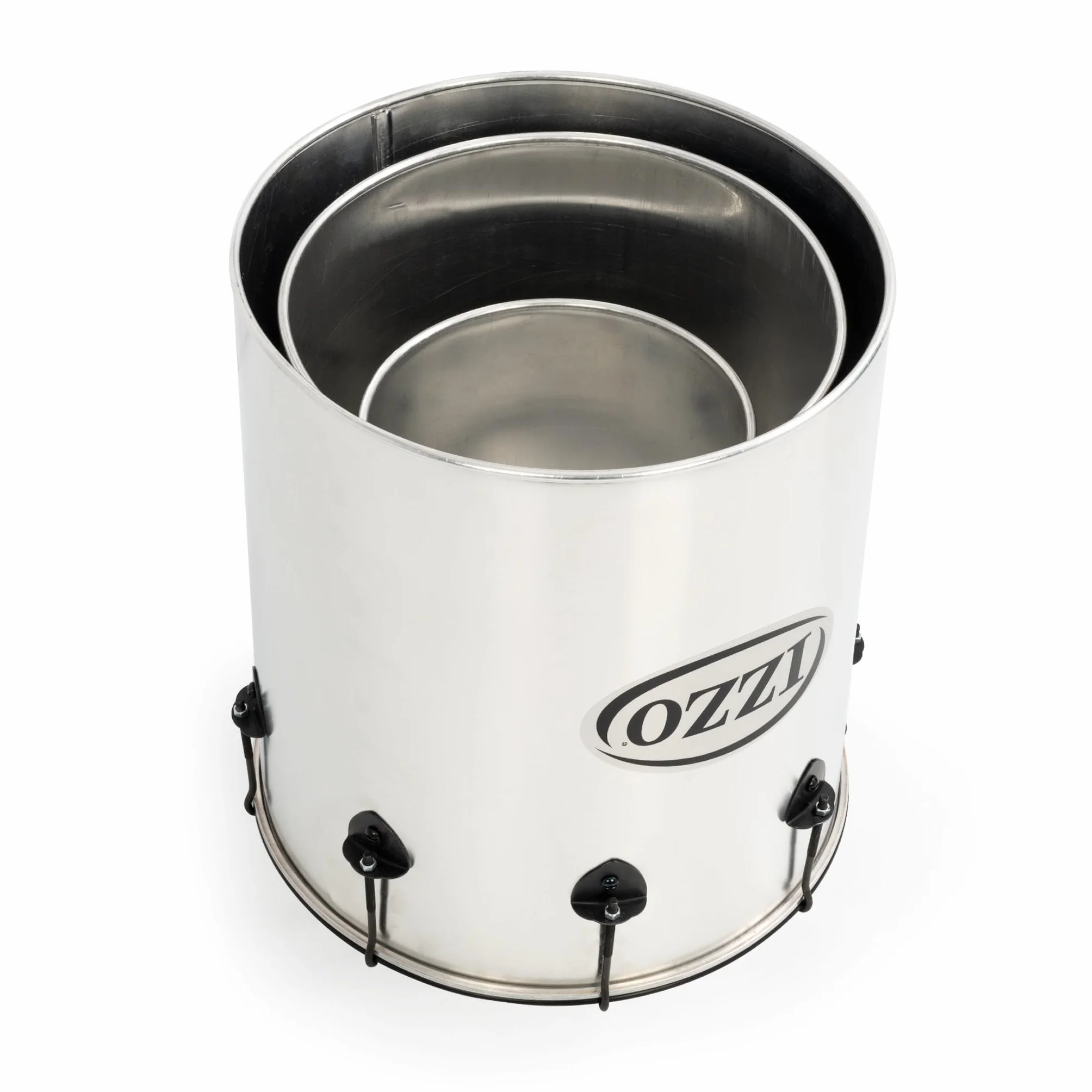 Percussion Plus pp780 Samba drums en plata mate acabado (Set de 3)