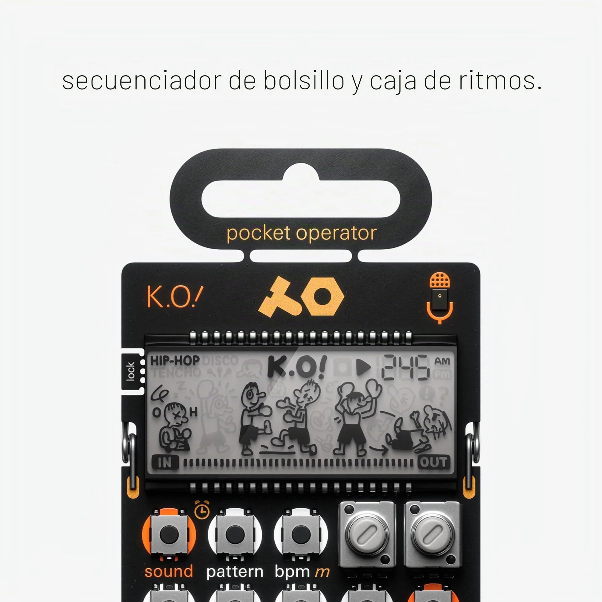 Teenage Engineering PO-33 K.O Caja de ritmos y Sampler