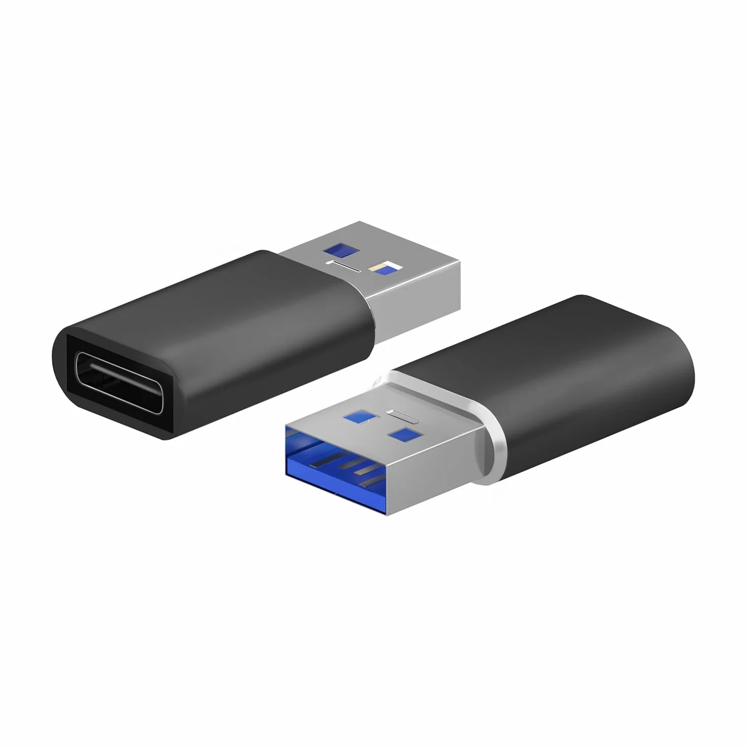 AISENS - A108-0678 - Mini Adaptador USB 3.2 Gen2 / USB 2.03A, Tipo USB-C/H-A/M, Negro