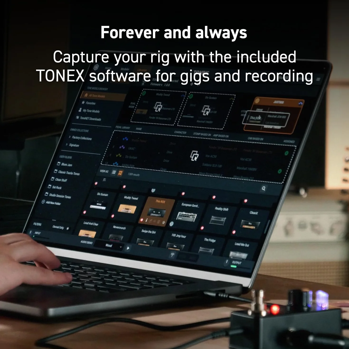 IK Multimedia Micropedal TONEX One AI multiFX: modelo Tone cualquier amplificador de guitarra eléctrica, pedal de guitarra, pedal de distorsión, pedal de overdrive u otros efectos de guitarra