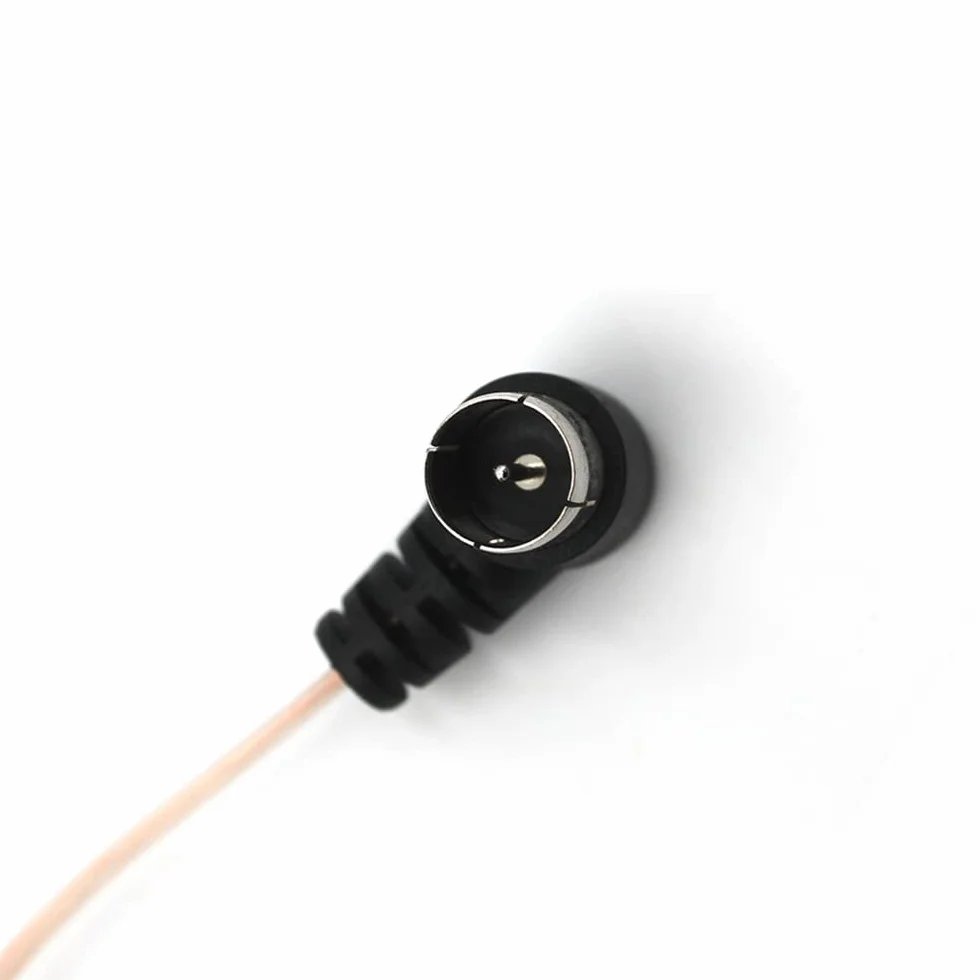 DollaTek Adaptador de antena de radio FM macho a F macho con cable de extensión de 2 m para radio Onkyo Sherwood Marantz Pioneer Oenon