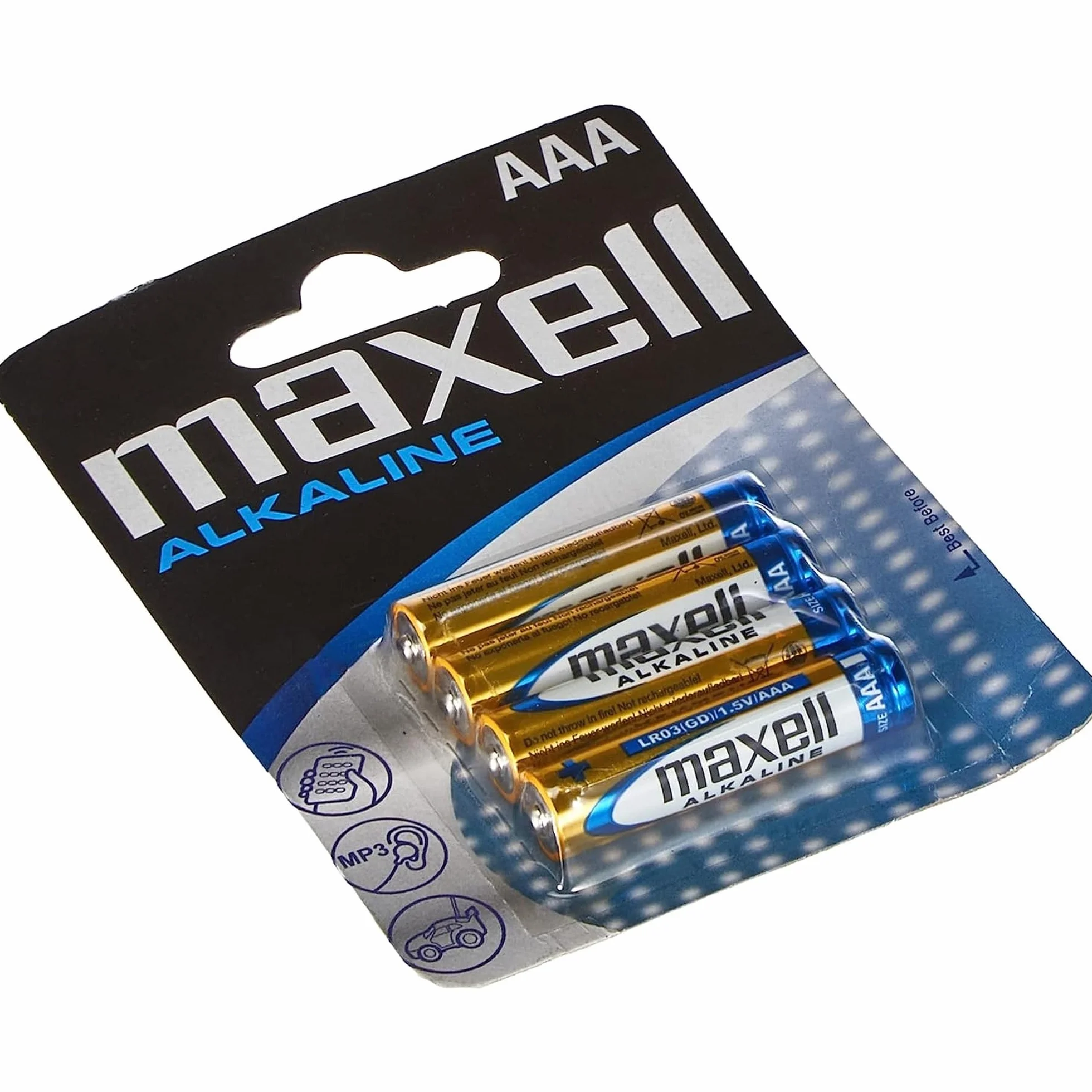 Maxell LR03-B4MXL Bateria alcalina AAA 1.5V pack 4 unidades