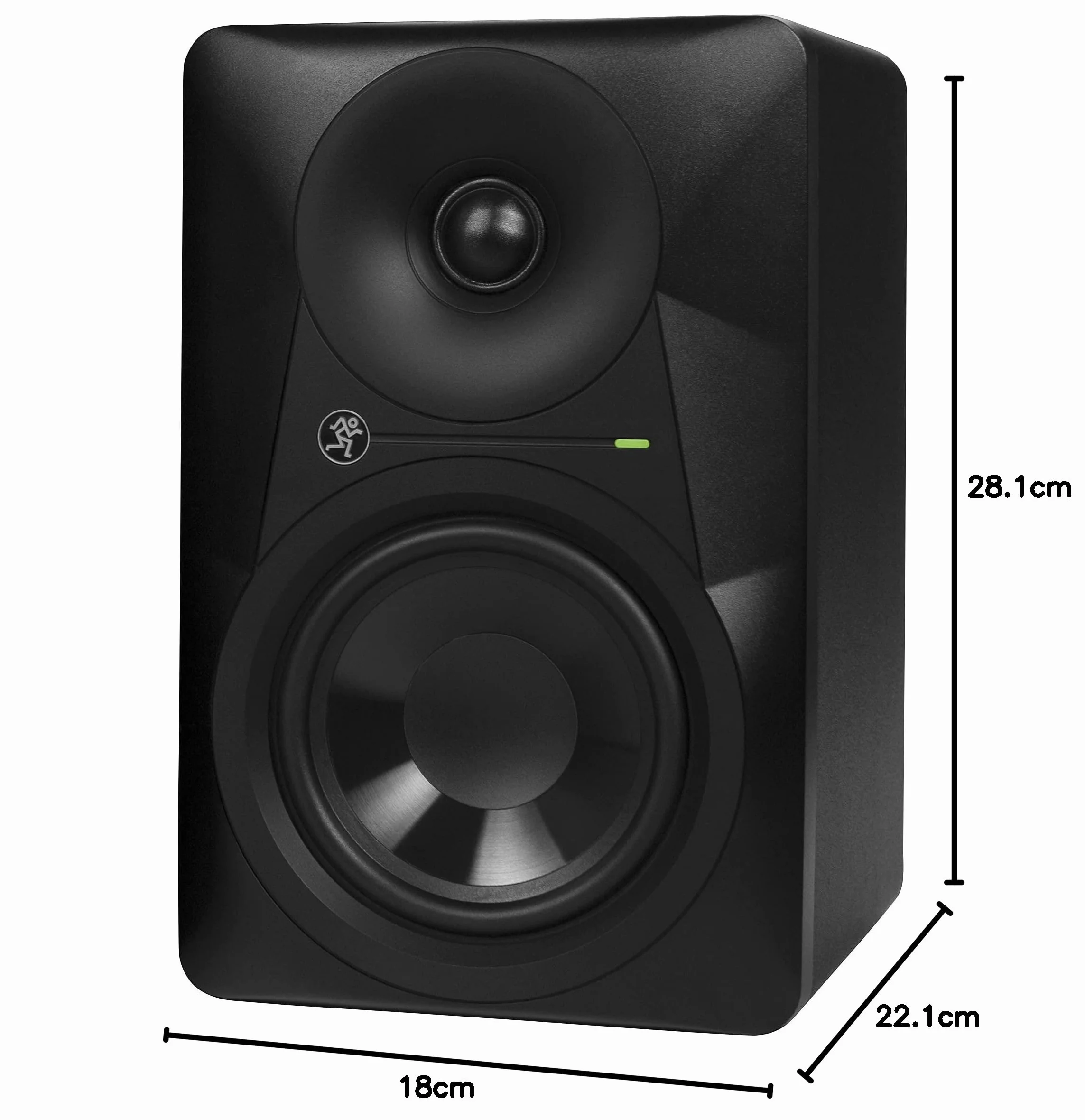 Mackie MR524 - Monitor Powered Studio de 5,25", Color Negro