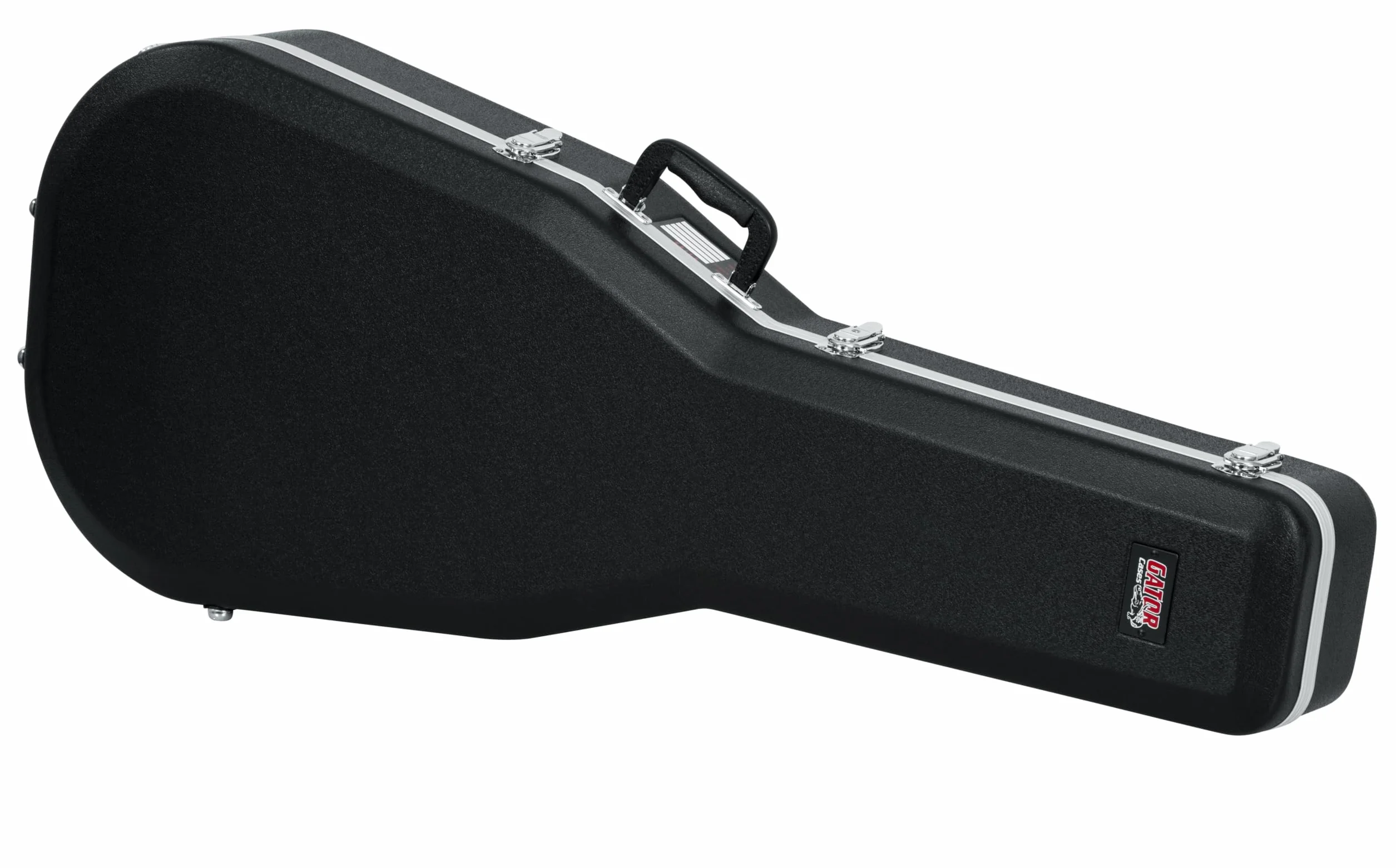 Gator Cases Estuche Deluxe ABS Moldeado para Guitarras Acústicas de 12 Cuerdas; Se Adapta a Guitarras Acústicas de 12 Cuerdas Estilo Dreadnought (GC-DREAD-12)