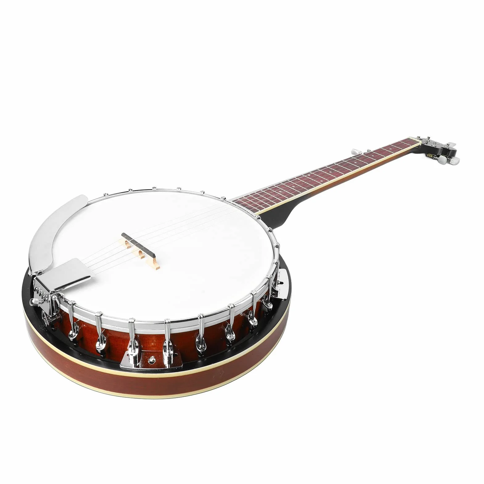 Banjo de 5 Cuerdas, Banjo de 5 Cuerdas Instrumento Musical de Cuerdas Profesional con Llave para Principiantes Adultos