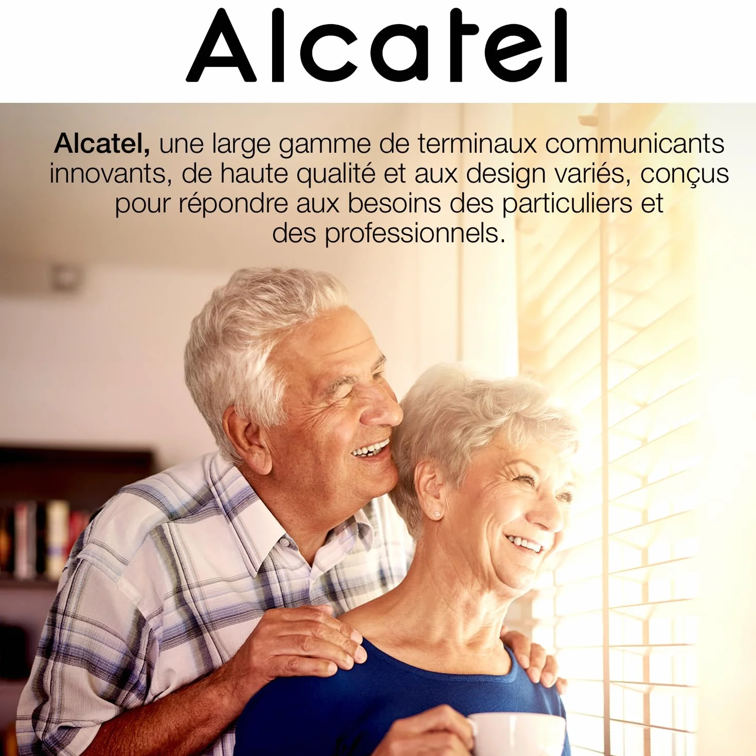 ALCATEL XL685 Duo Teléfono Fijo Inalámbrico DECT Senior Formato XL Pantalla Gráfica Alta Legibilidad Teclas Grandes Audio Boost Manos Libres Bloqueo Llamadas 2 Teléfonos Negro